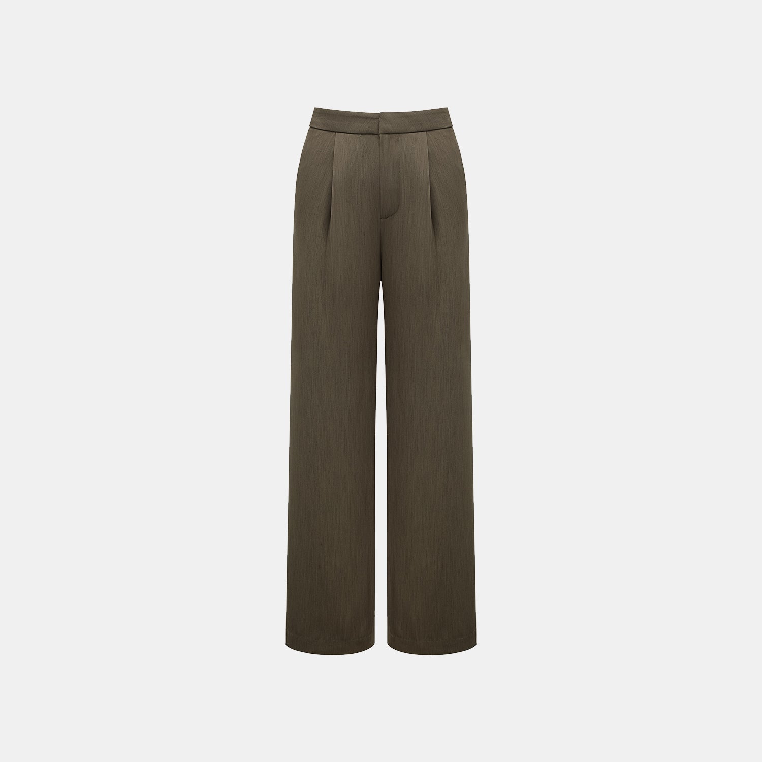 "Westminster weekdays." 義大利輕薄肌理彈性立體剪裁寬褲—Misty Islets煙嶼行舟