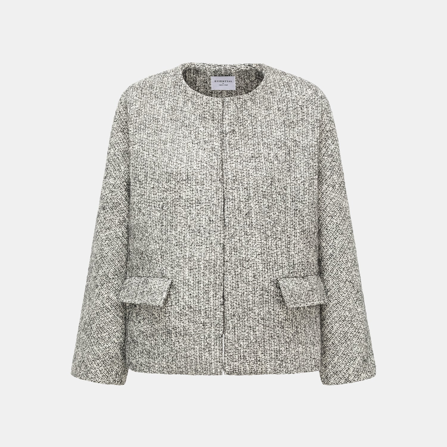 "Chelsea Citywalk." 花呢Oversized外套—Ashen Radiance