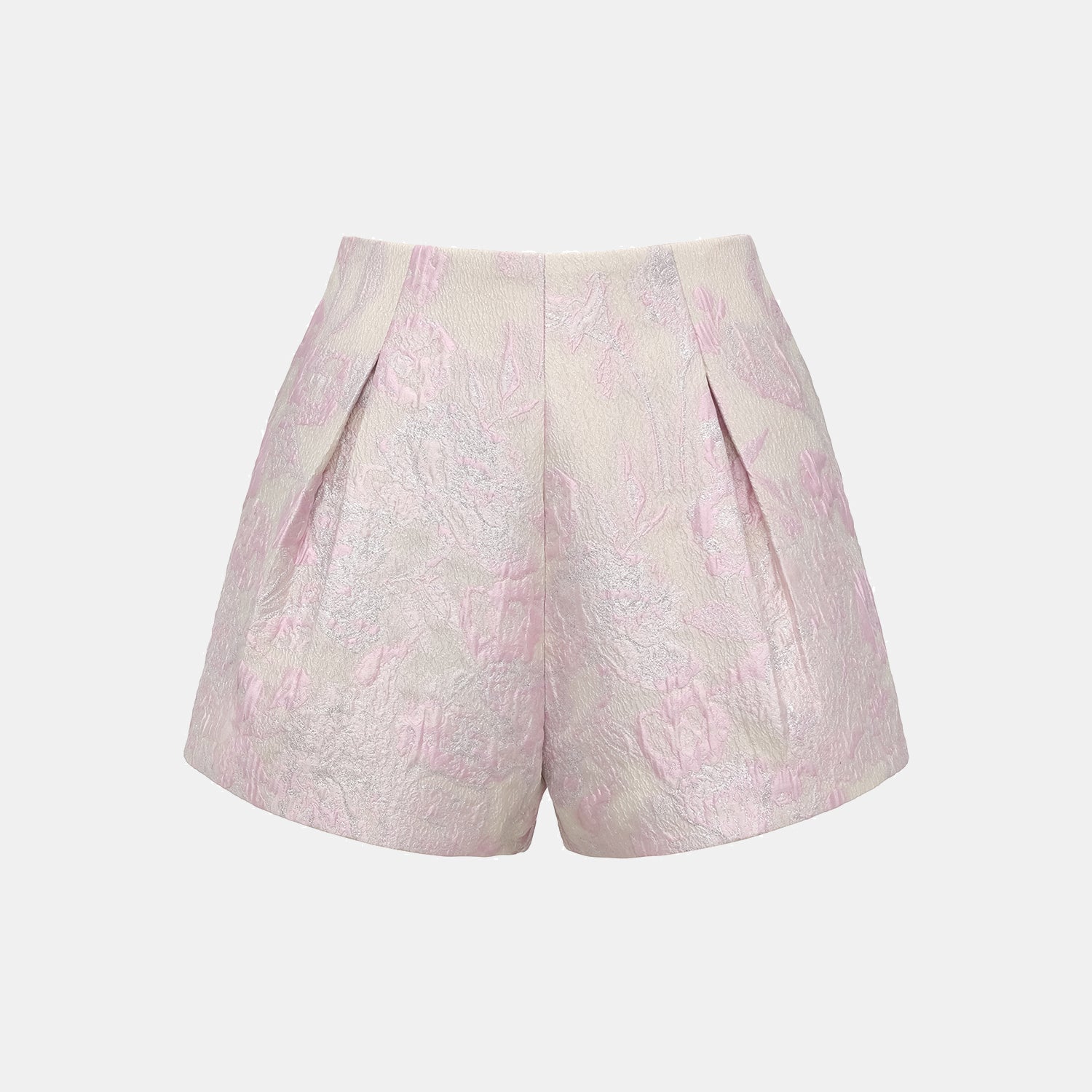 “春意” 提花短褲—浮光露櫻