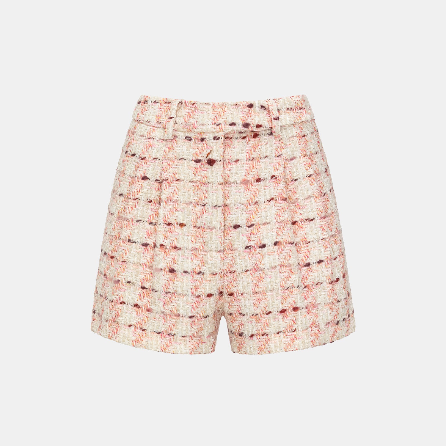 “Brunch at Ritz” 花呢短褲—Pink Waffle