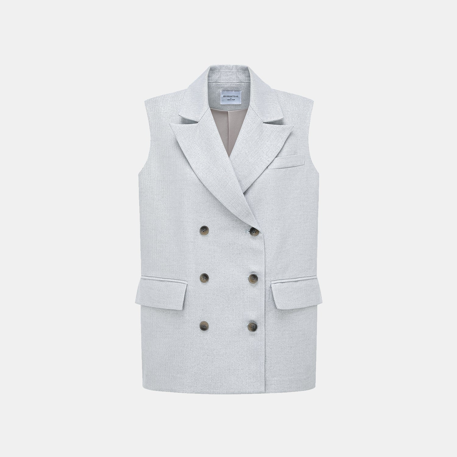 “Westminster Weekdays." 西班牙頂級銀骨西裝背心—Light Blue
