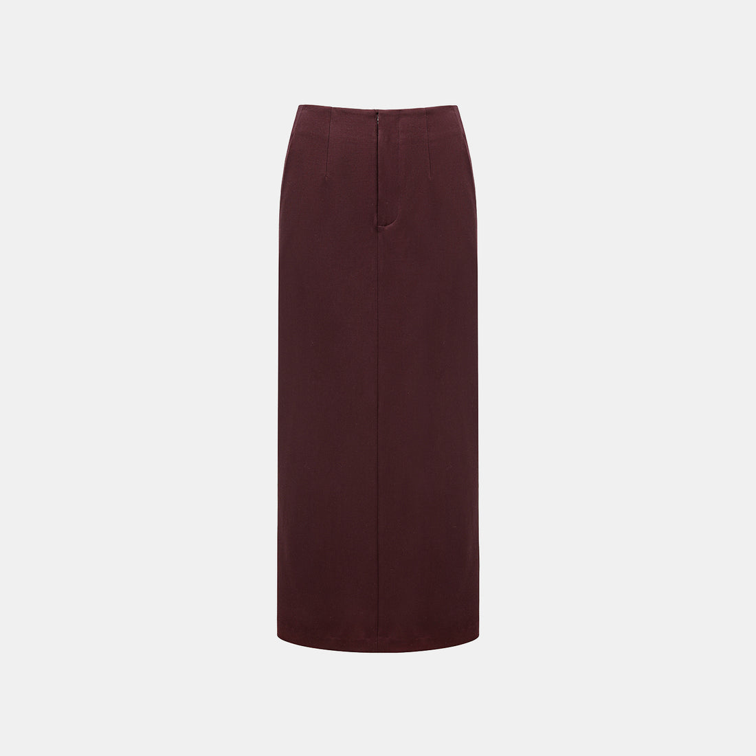 “Westminster Weekdays." 義大利頂級羊毛西裝鉛筆裙—Merlot Burgundy梅洛紅酒