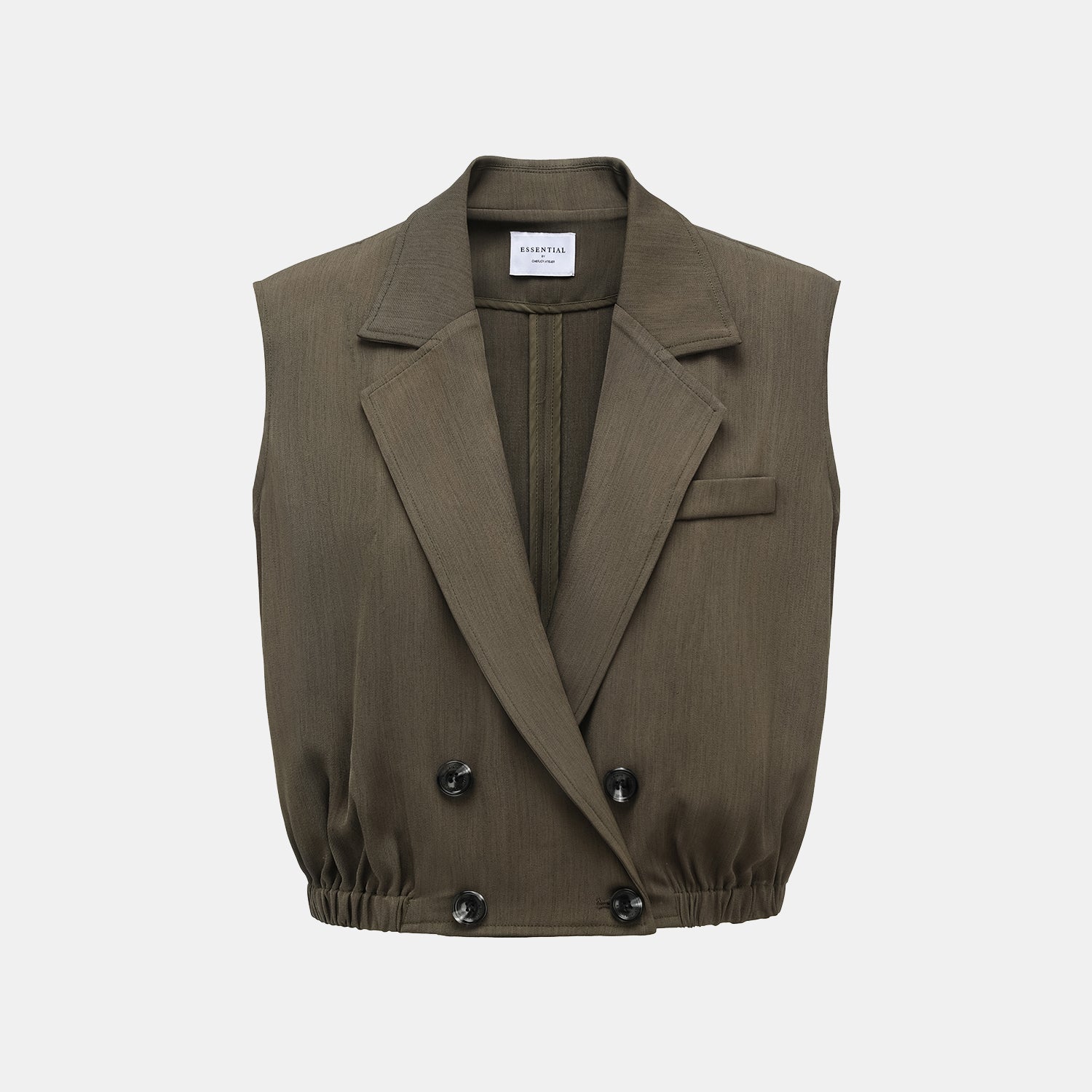 "Westminster weekdays."  義大利輕薄肌理彈性西裝背心—Misty Islets煙嶼行舟