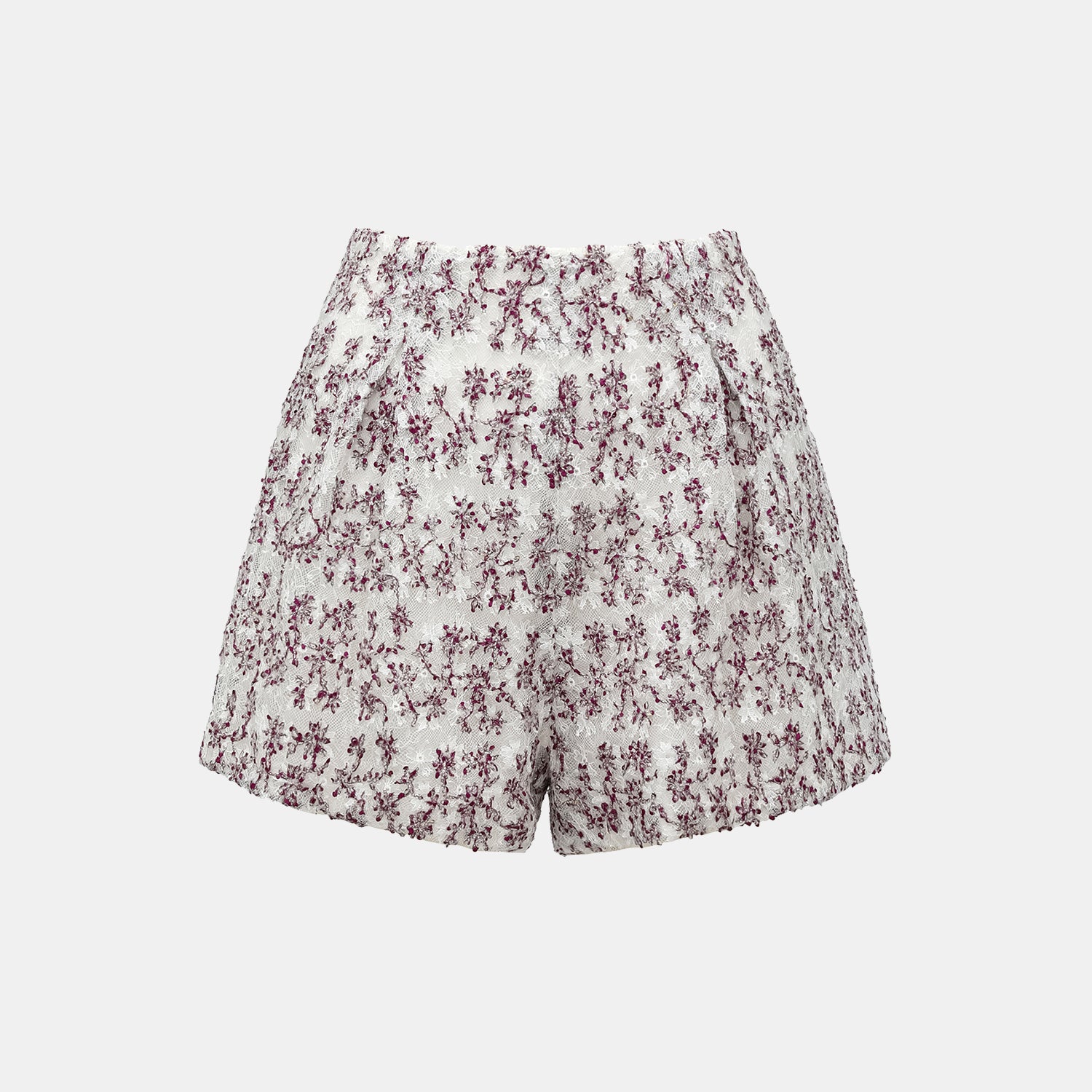 "Quiet Mastery." 法國頂級手工坊特殊工藝蕾絲短褲