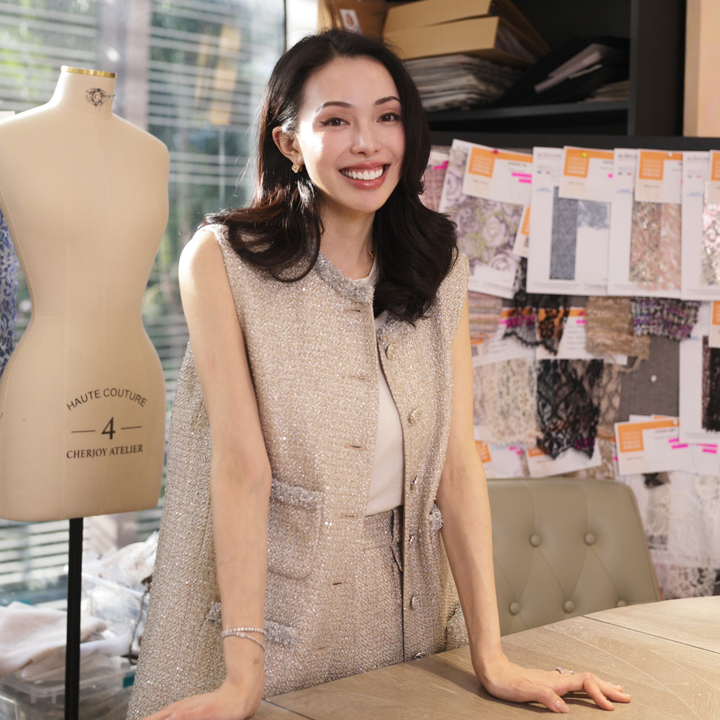 "Chelsea Citywalk." 義大利高級訂製鑽砂工藝花呢馬甲背心—Brilliant Diamond璀璨鑽石