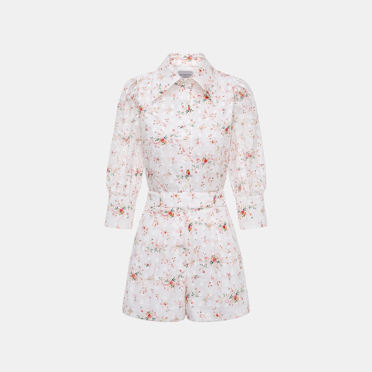 “慵懶俏麗”特殊工藝印花短褲