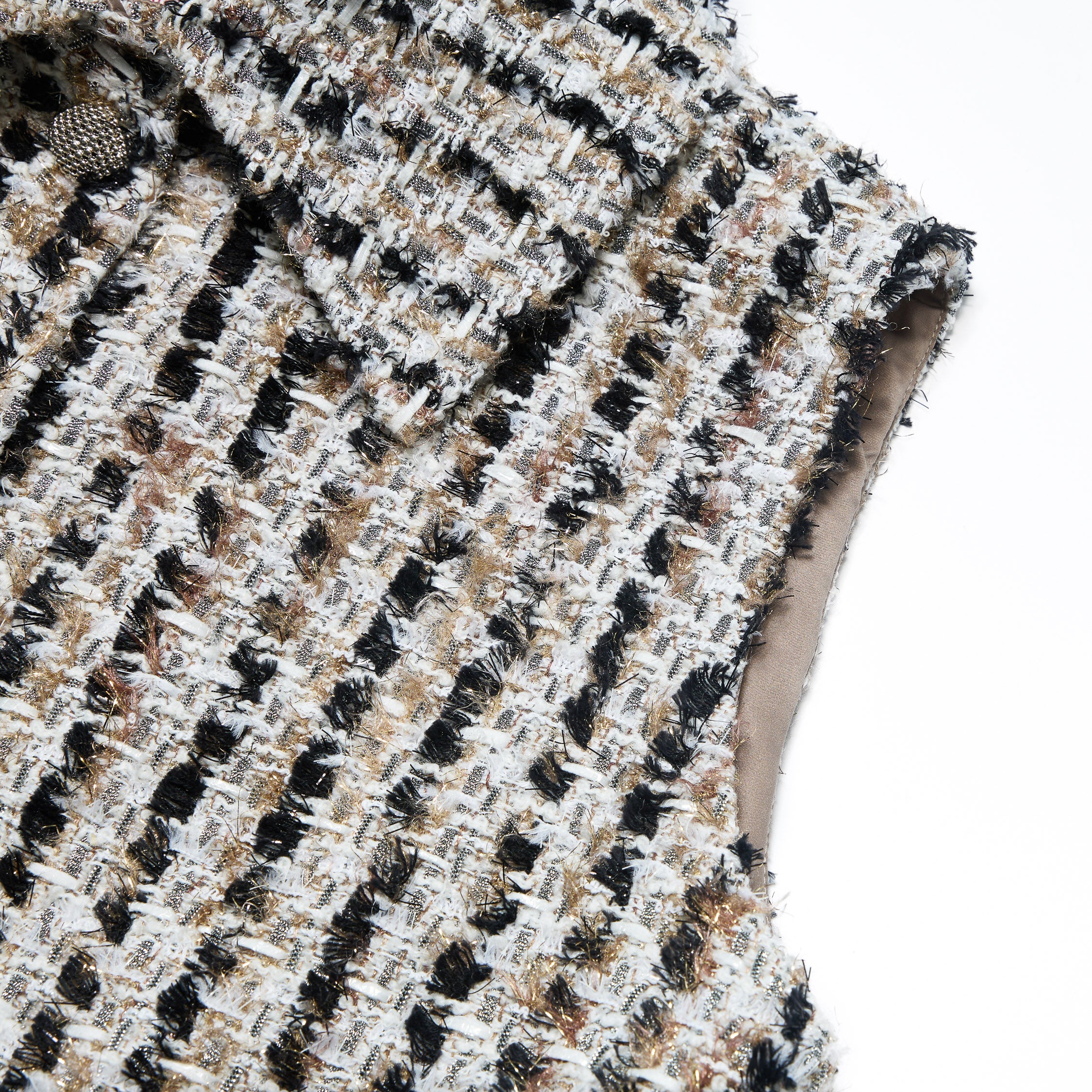 “Sloane Ave."法國高級訂製簇線銀織花呢收腰狩獵馬甲背心—Marais Atelier瑪黑藝坊