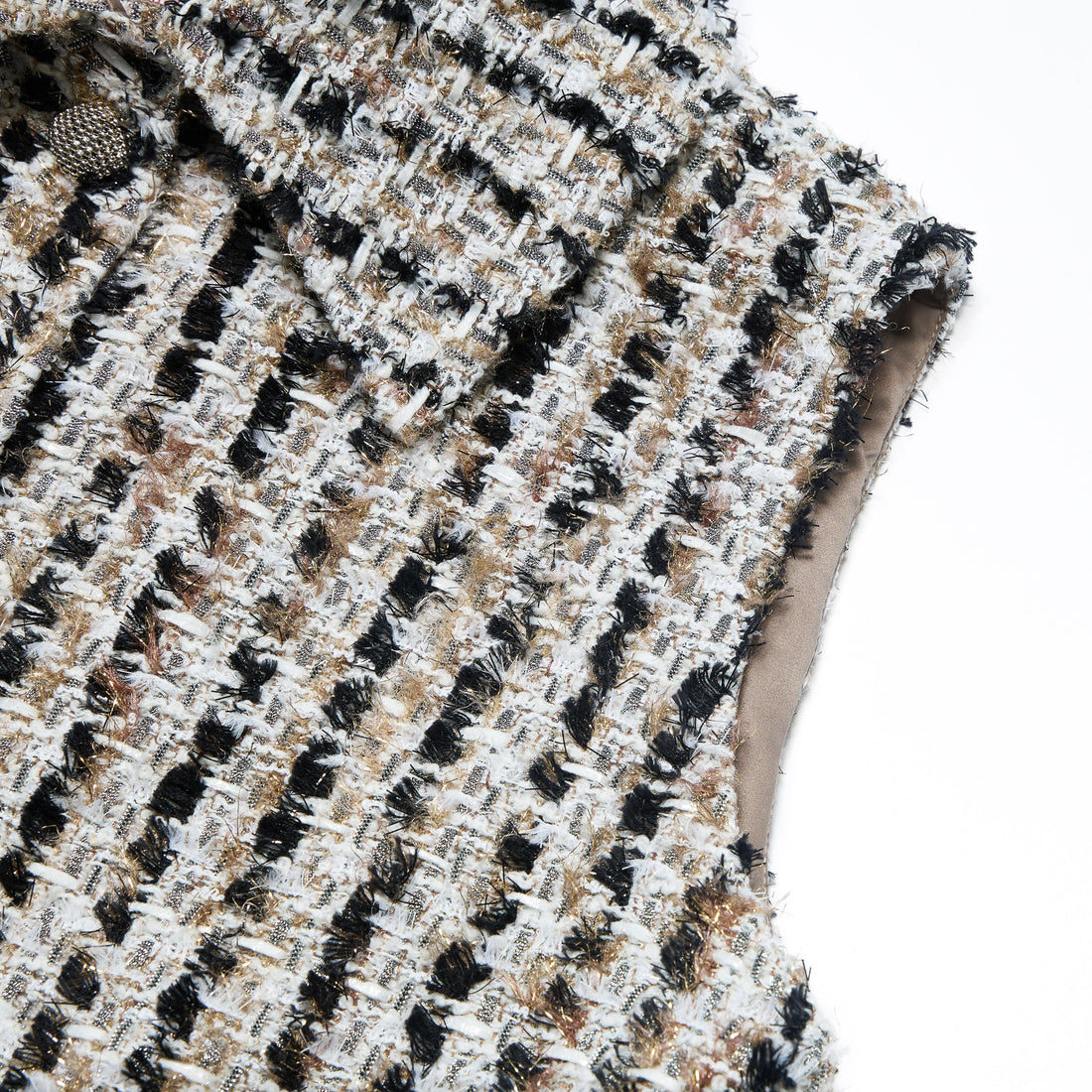 “Sloane Ave."法國高級訂製簇線銀織花呢收腰狩獵馬甲背心—Marais Atelier瑪黑藝坊