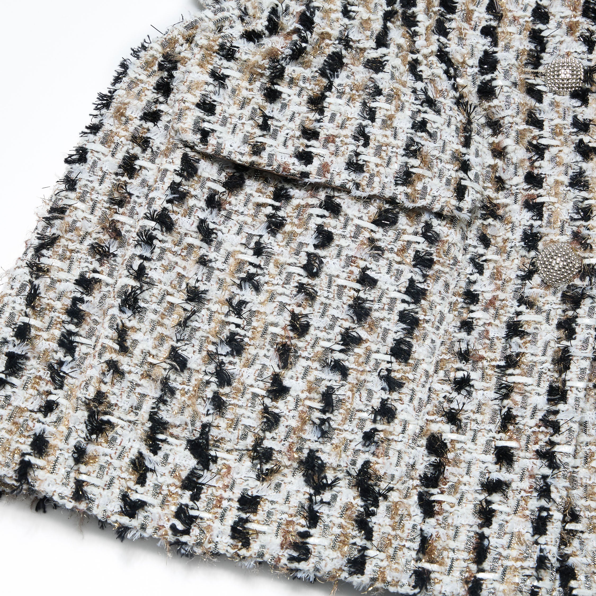 “Sloane Ave."法國高級訂製簇線銀織花呢收腰狩獵馬甲背心—Marais Atelier瑪黑藝坊