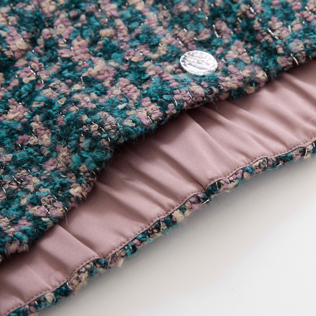 “Édition du 25 de Nuit” 義大利立體絨圈縈紗Oversized花呢背心—Sugarkiss Noël聖誕糖語