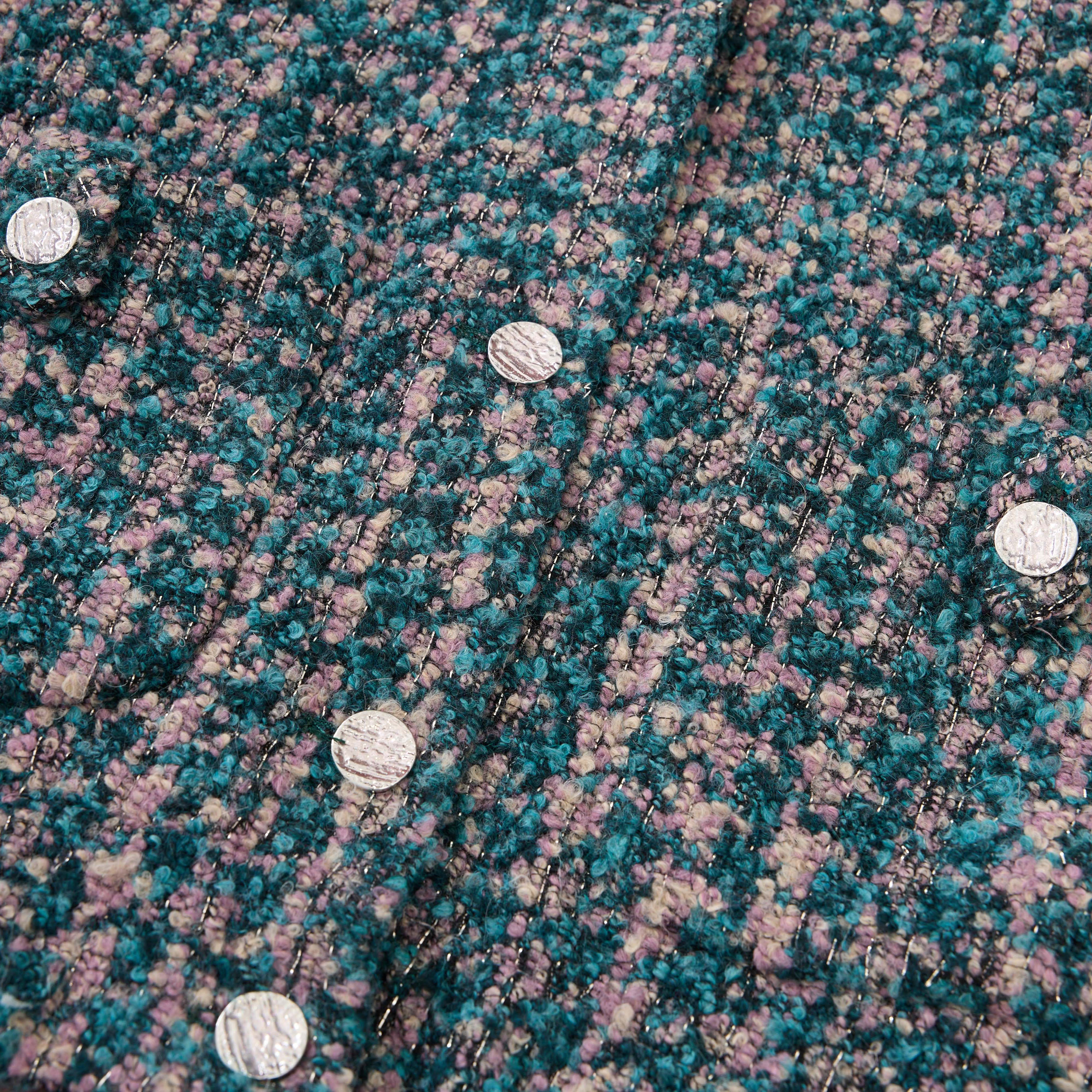 “Édition du 25 de Nuit” 義大利立體絨圈縈紗Oversized花呢背心—Sugarkiss Noël聖誕糖語