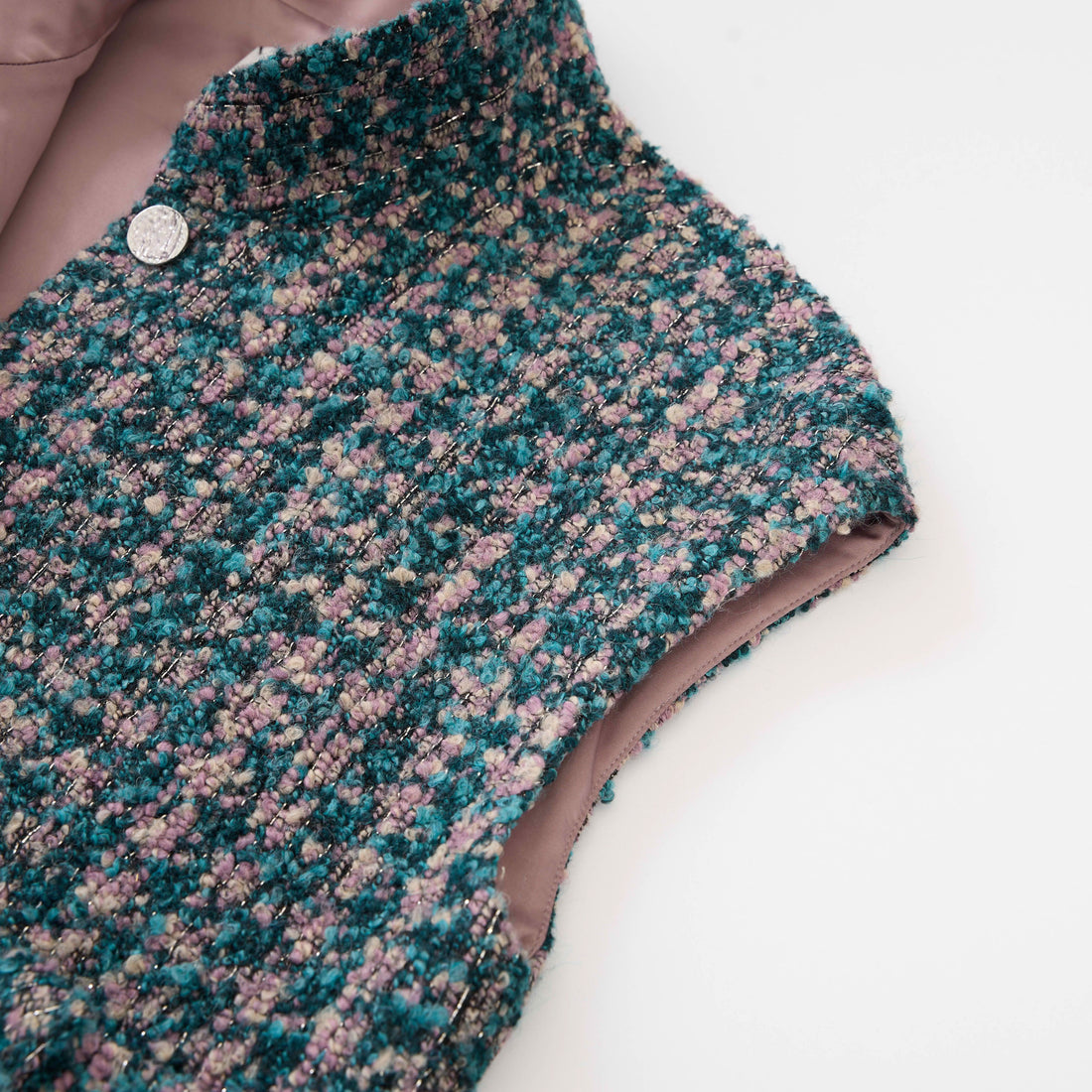 “Édition du 25 de Nuit” 義大利立體絨圈縈紗Oversized花呢背心—Sugarkiss Noël聖誕糖語