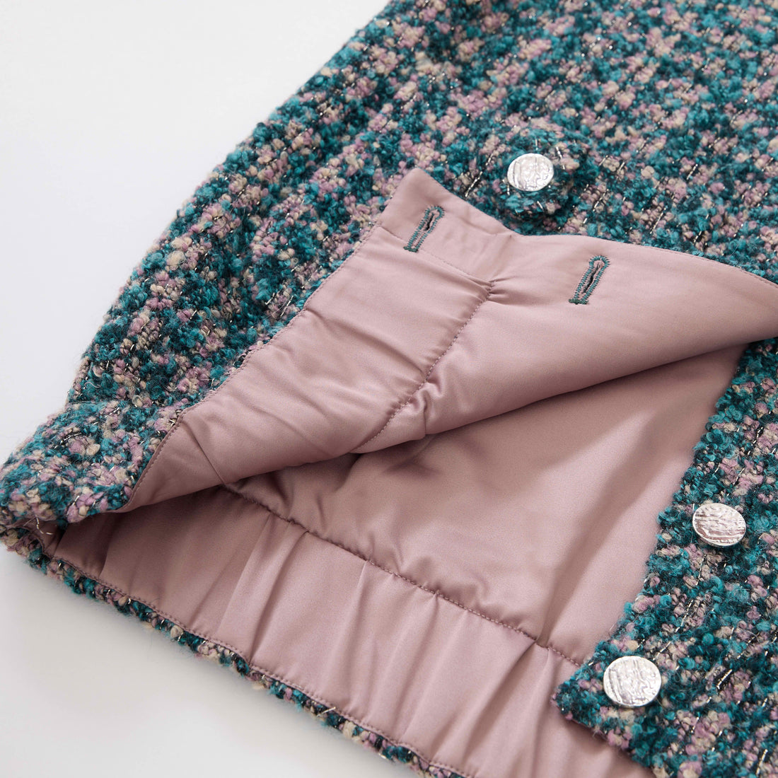 “Édition du 25 de Nuit” 義大利立體絨圈縈紗Oversized花呢背心—Sugarkiss Noël聖誕糖語