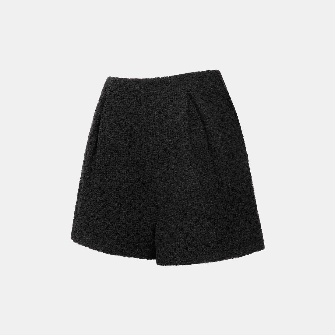 “Quiet Mastery.”法國立織絨圈點花工藝蕾絲短褲—Floral Nocturne詩花夜曲