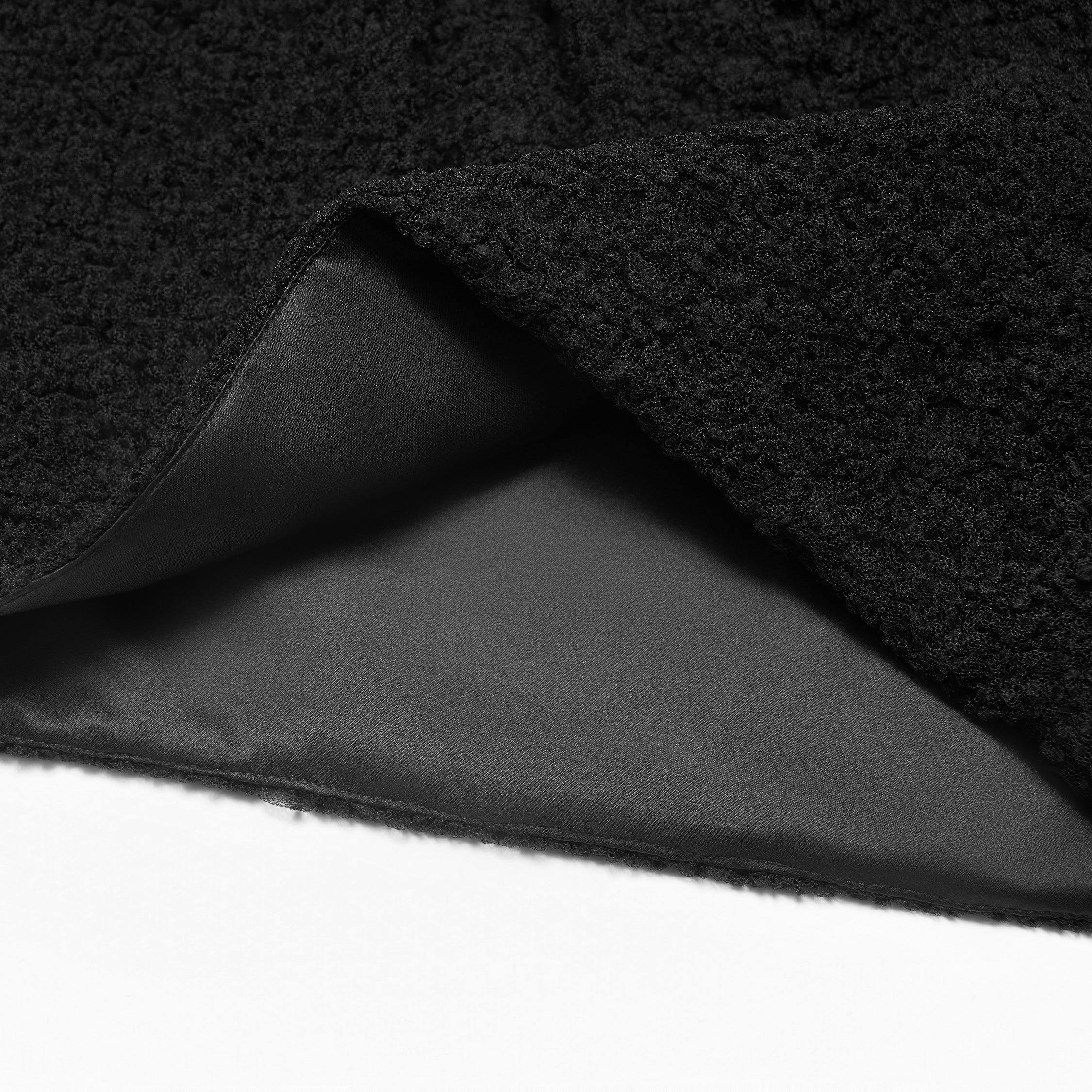 “Quiet Mastery.”法國立織絨圈點花工藝蕾絲短褲—Floral Nocturne詩花夜曲