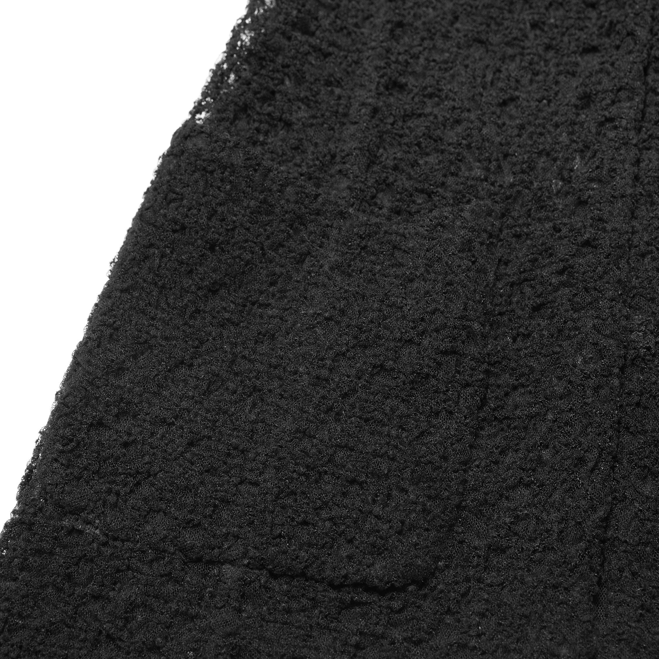 “Quiet Mastery.”法國立織絨圈點花工藝蕾絲馬甲背心—Floral Nocturne詩花夜曲