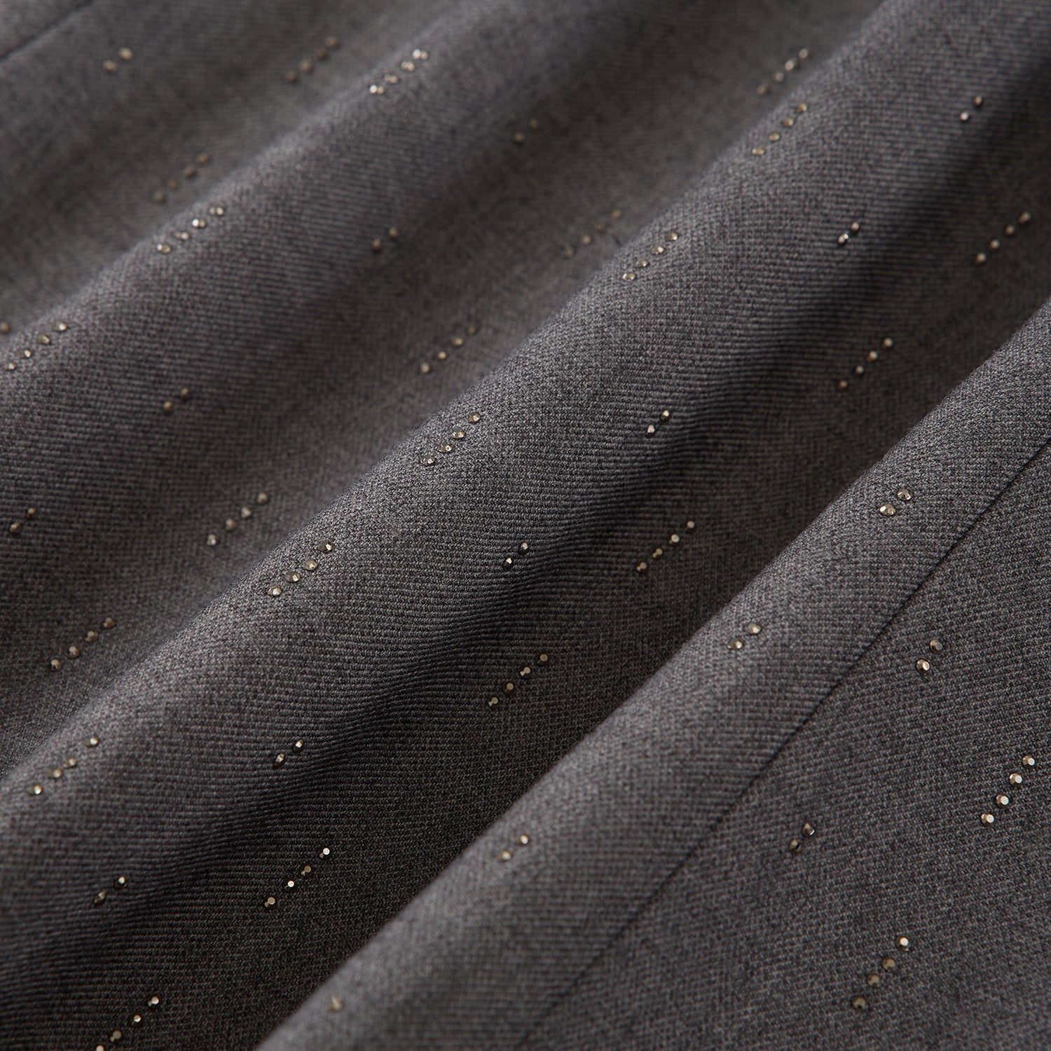 "Speak Sleek."義大利手工鑽飾工藝喇叭褲—Silverfall Grace銀光漫落