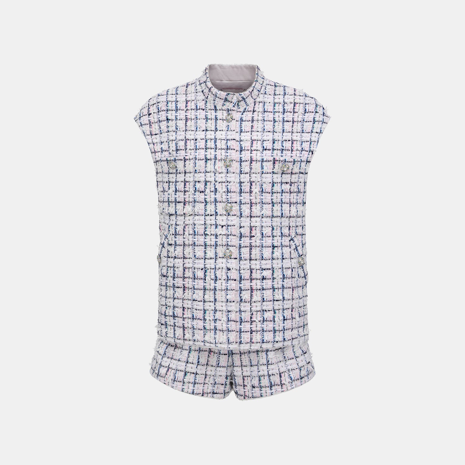 “Weekend at Monaco” 法國輕薄花呢短褲—Rosewood Path藍岸薔薇