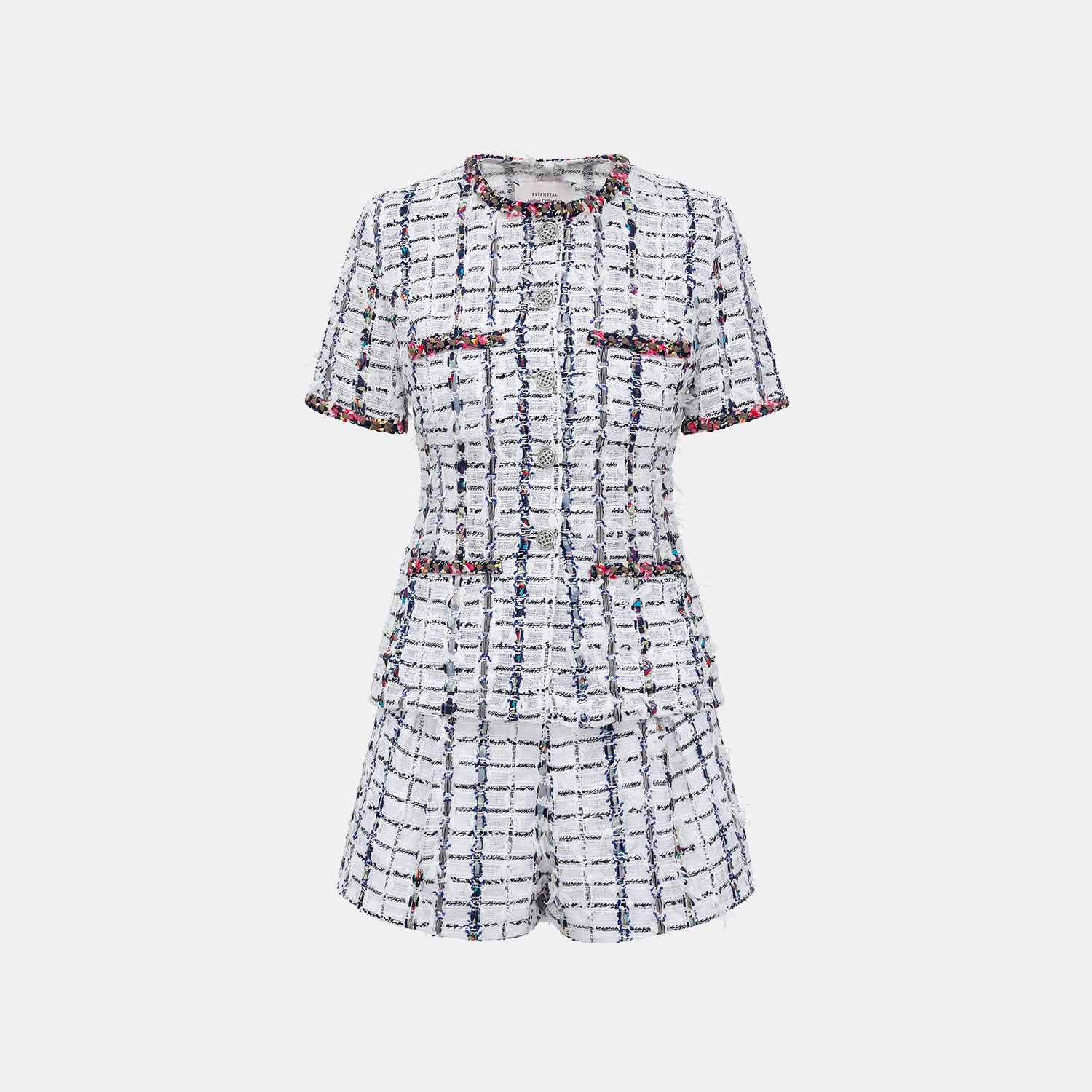 "Chelsea Citywalk." 法國夏日輕薄花呢短褲—Paris Mosaic巴黎織語