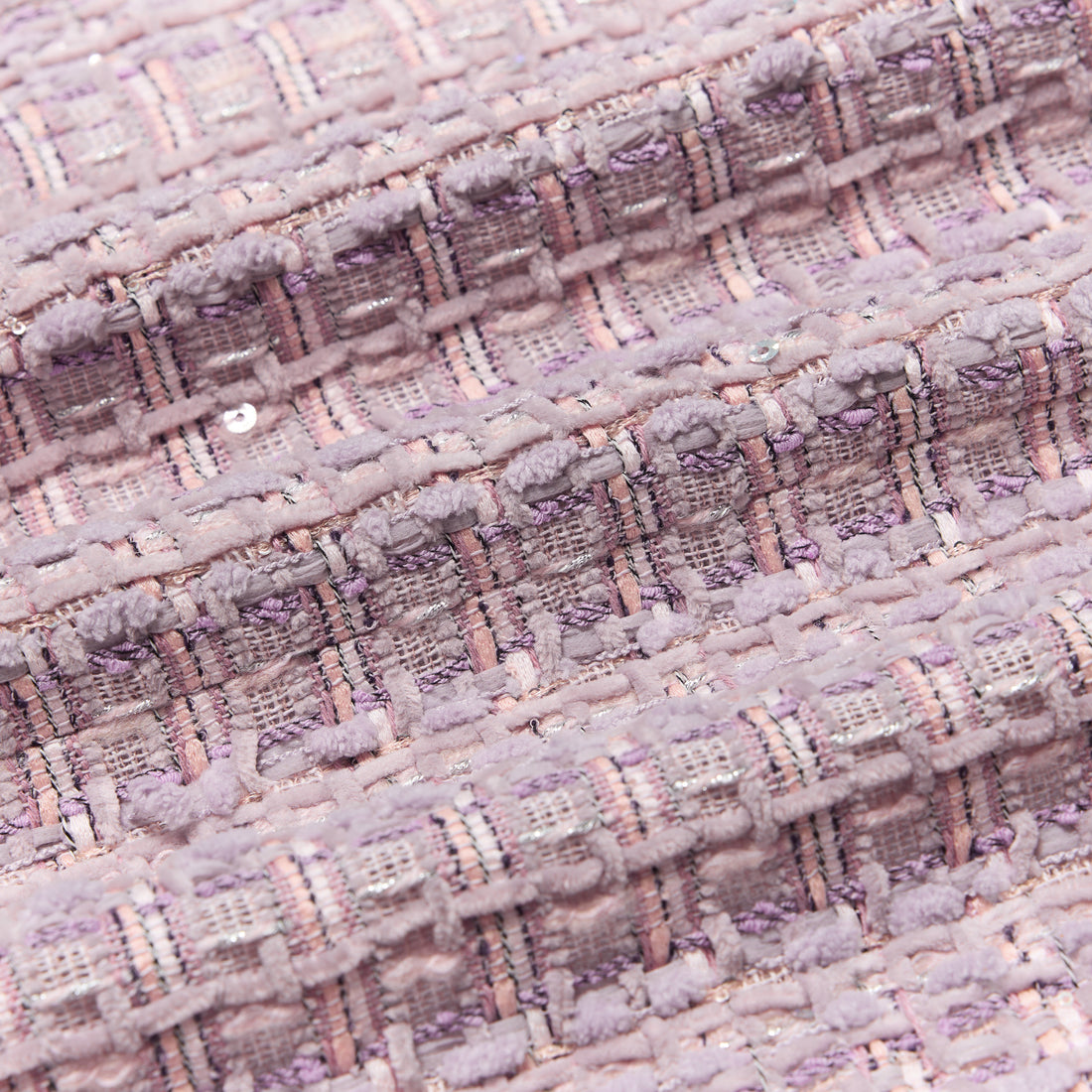 “Sloane Ave."法國彩紗點絮格織亮片花呢短褲—Renoir Garden雷諾瓦花夢