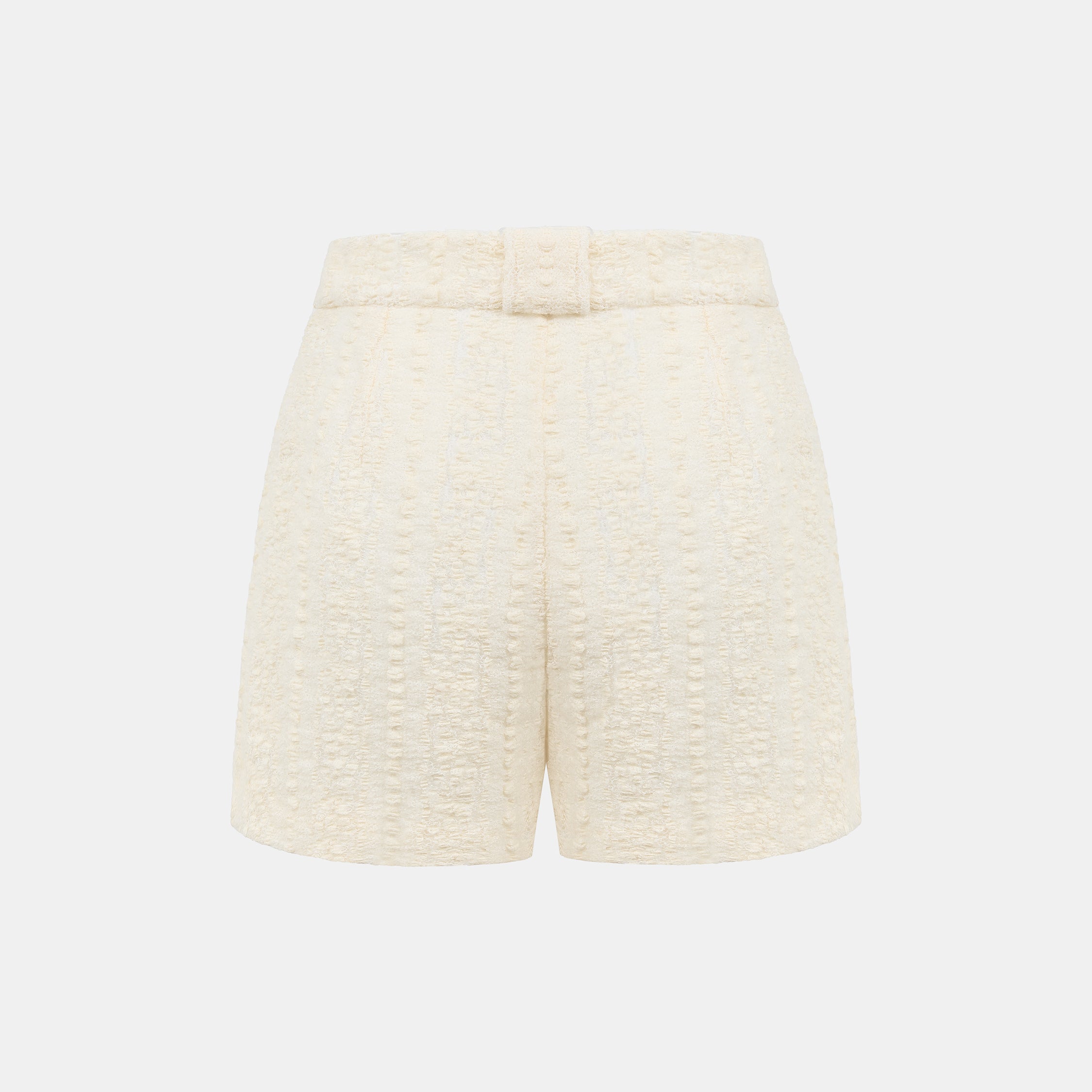 "Quiet Mastery."義大利立體點花勾織星點蕾絲短褲—Velvet Moon暖月低語