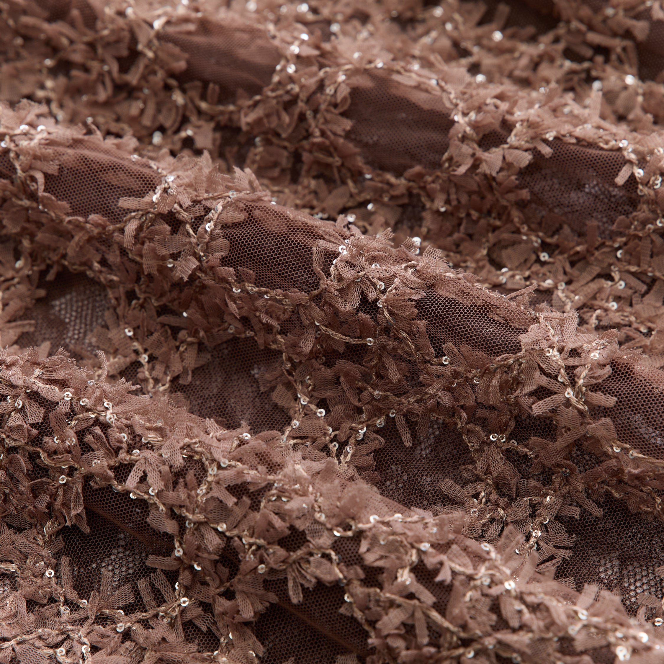 "Sloane Ave."義大利立體羽穗花紗格織工藝蕾絲背心—Velvet Scent暗香絲絨