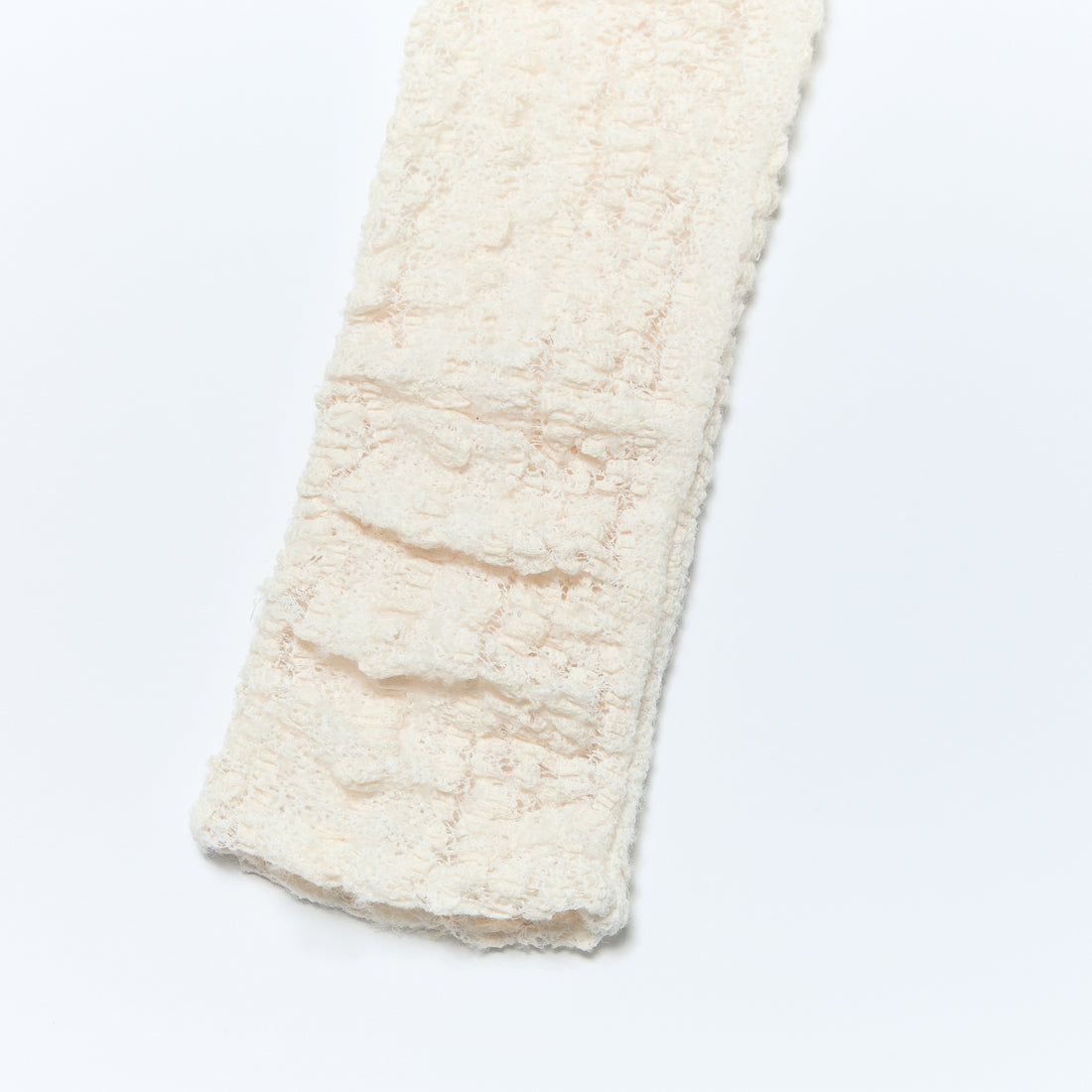 "Quiet Mastery."義大利立體點花勾織星點蕾絲長袖上衣—Velvet Moon暖月低語