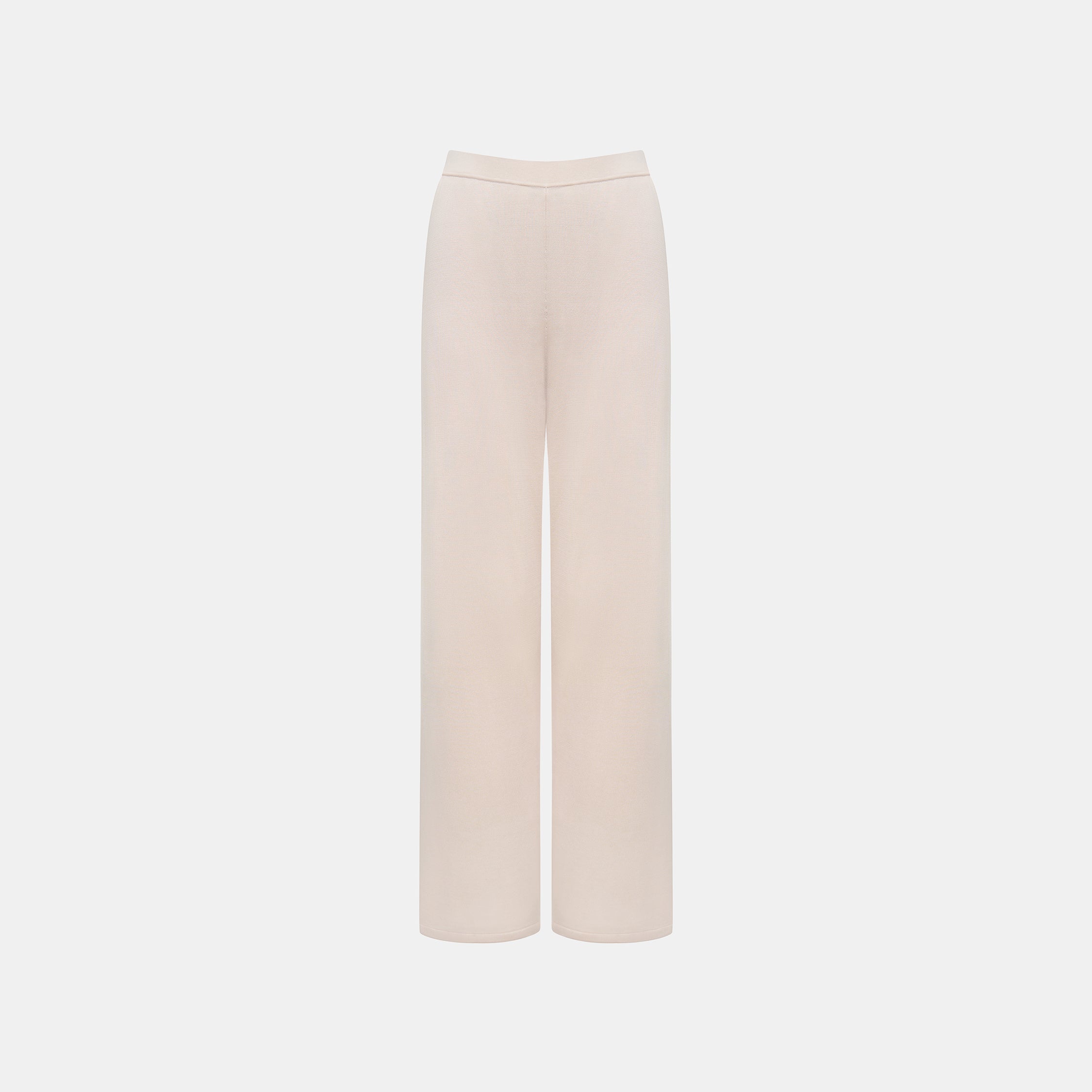 “Summer Diary”天絲柔光流垂針織長褲—Petal Light花映晨光