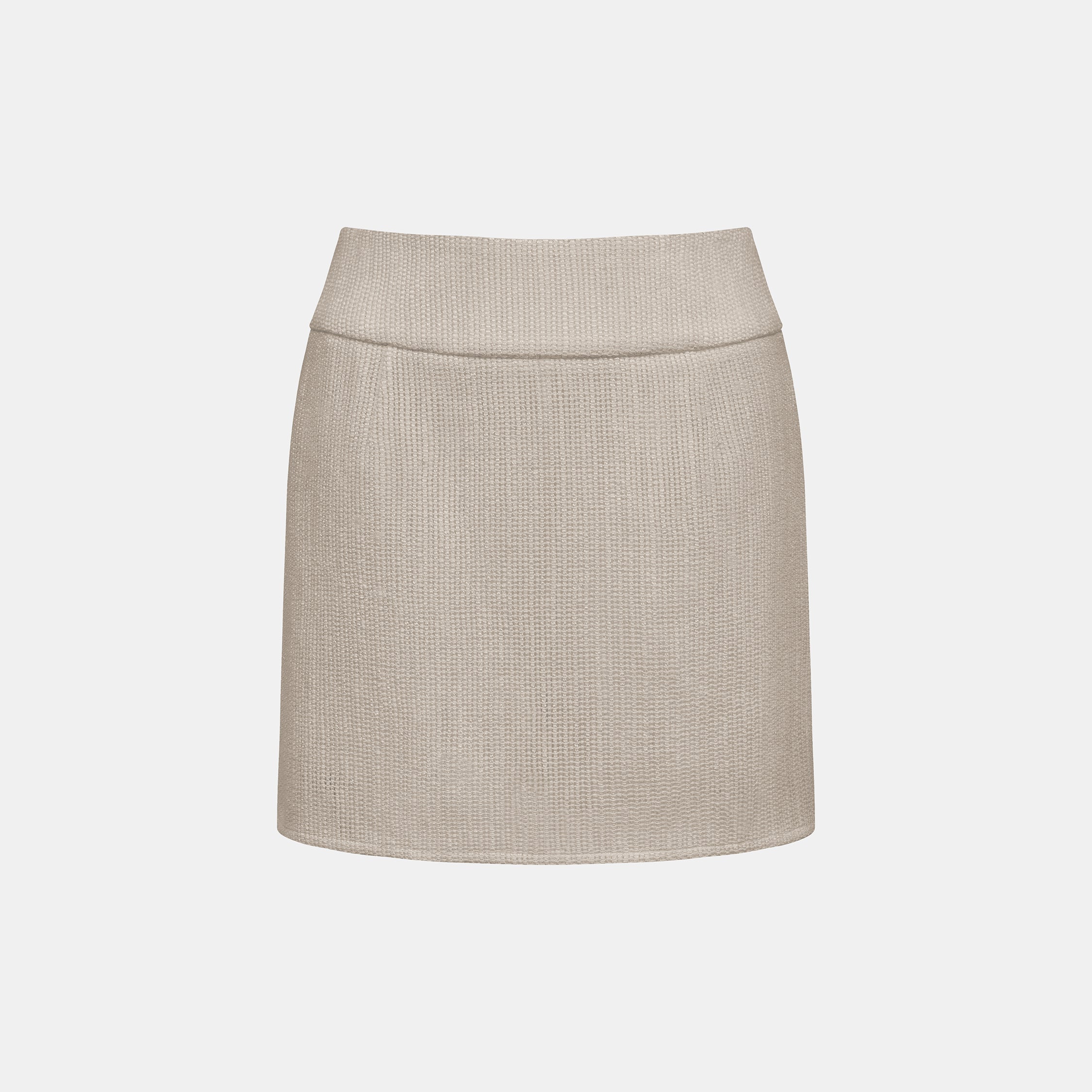 “Weekend at Monaco”日本銀光織格褲裙—Sand Luster 砂光微映