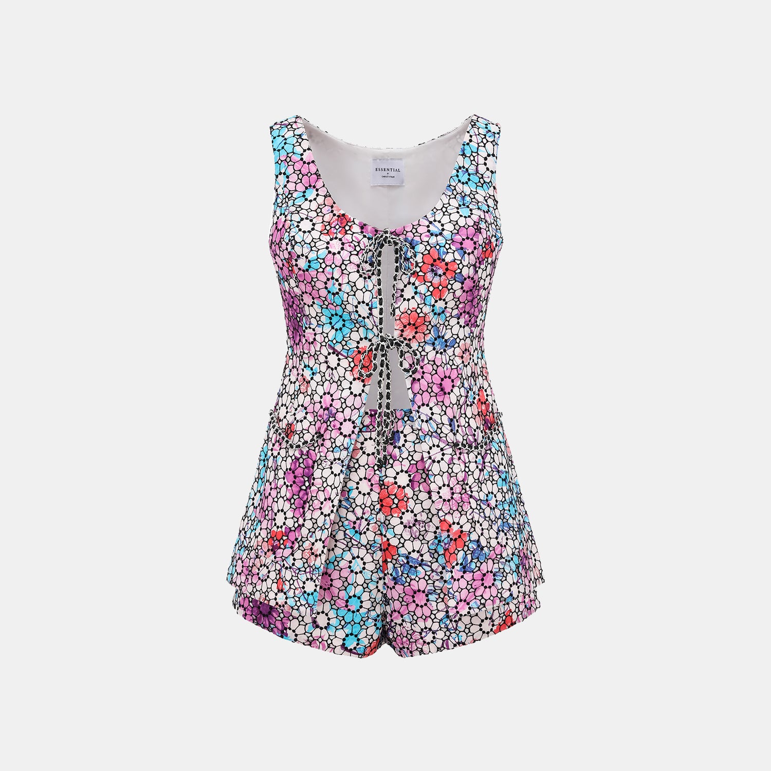 “Brunch in Provence” 義大利彩墨蕾絲短褲— 綺紫夢春 Lavender Reverie