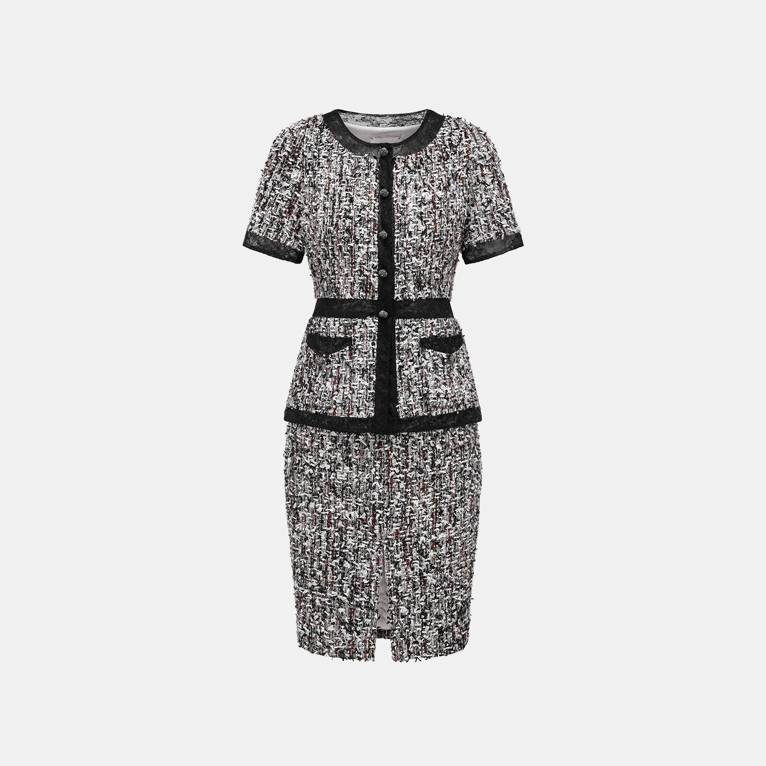 "Chelsea Citywalk" 法國花呢及膝鉛筆褲裙—Seine Night 塞納夜畔