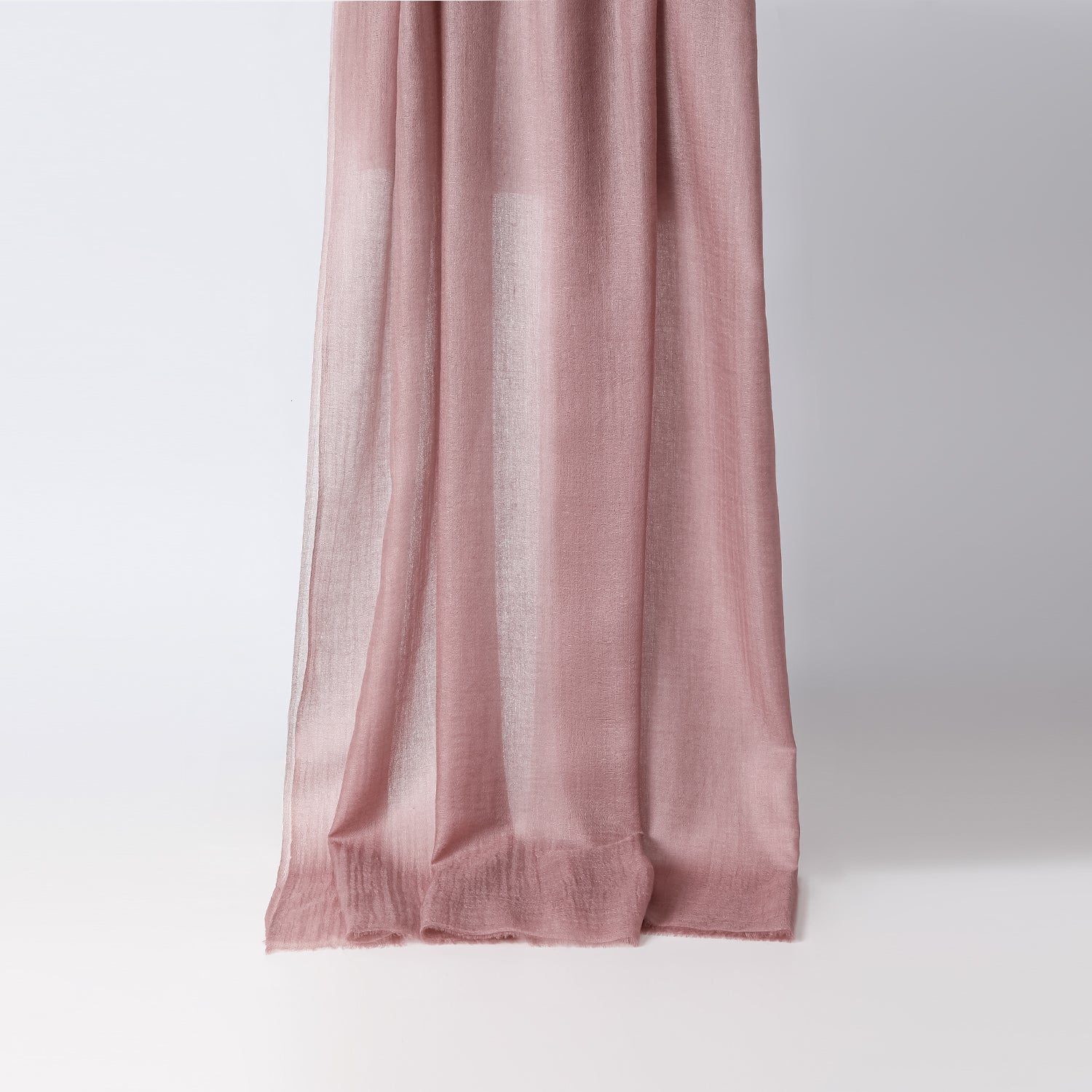 "Angel's Feather" 100% Cashmere Shawl—Rose 