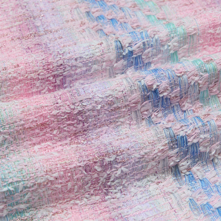 “Brunch at Ritz”法國羽紗流蘇花呢中長裙—Woven Éclat 織光流影
