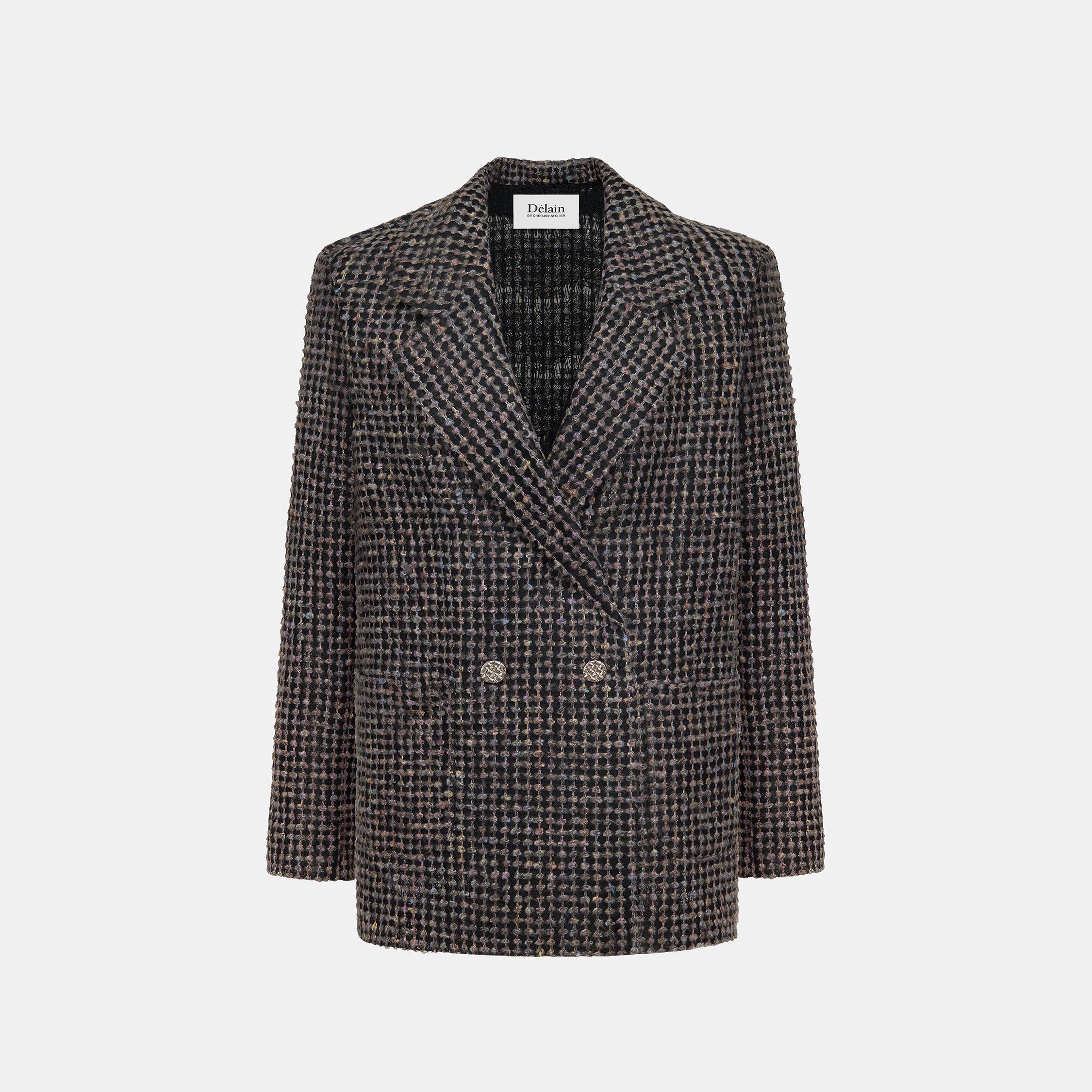 “Gallery Hours”立體彩織工藝Oversized西裝外套—Playful Weave彩織樂點