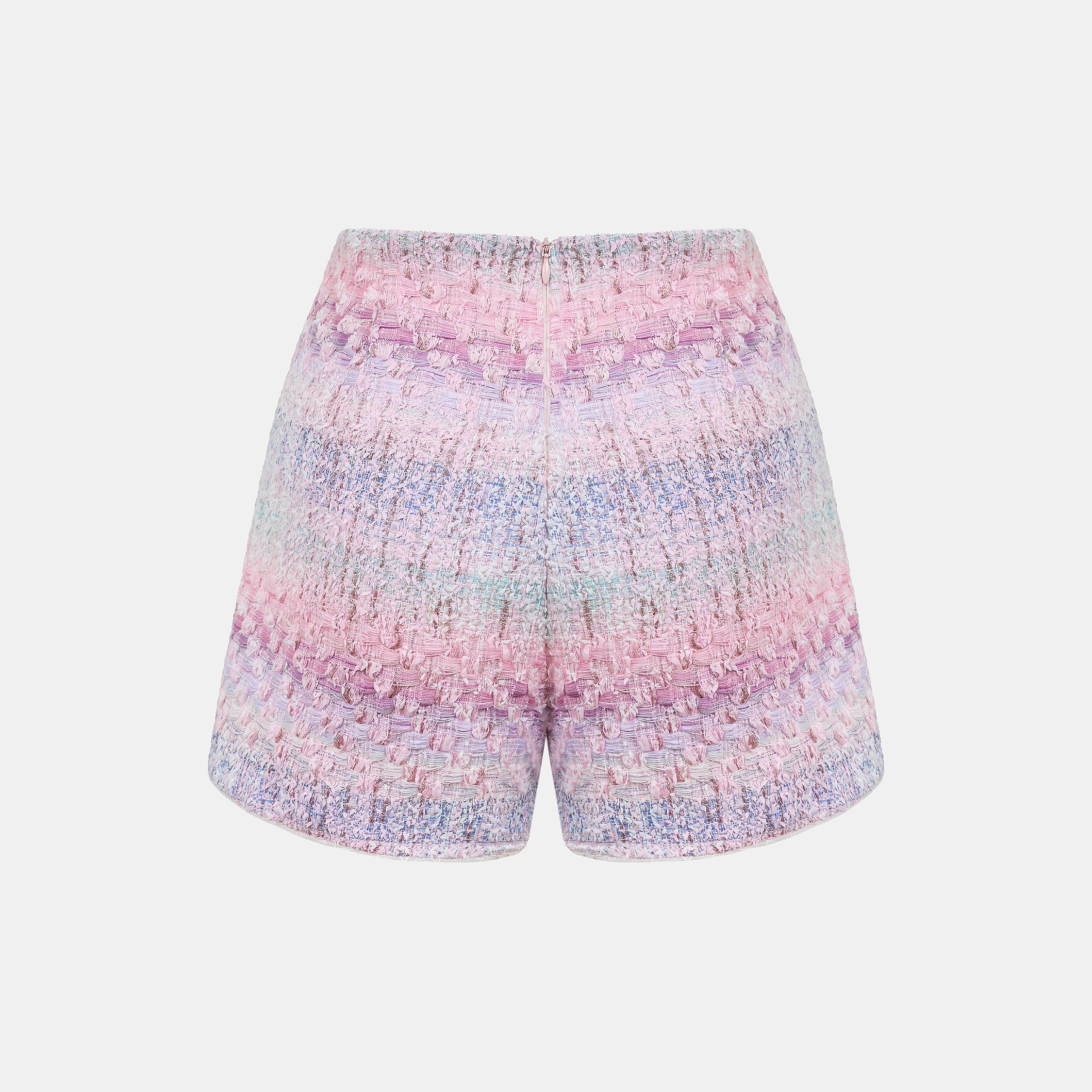 “Brunch at Ritz”法國羽紗流蘇花呢短褲—Woven Éclat 織光流影