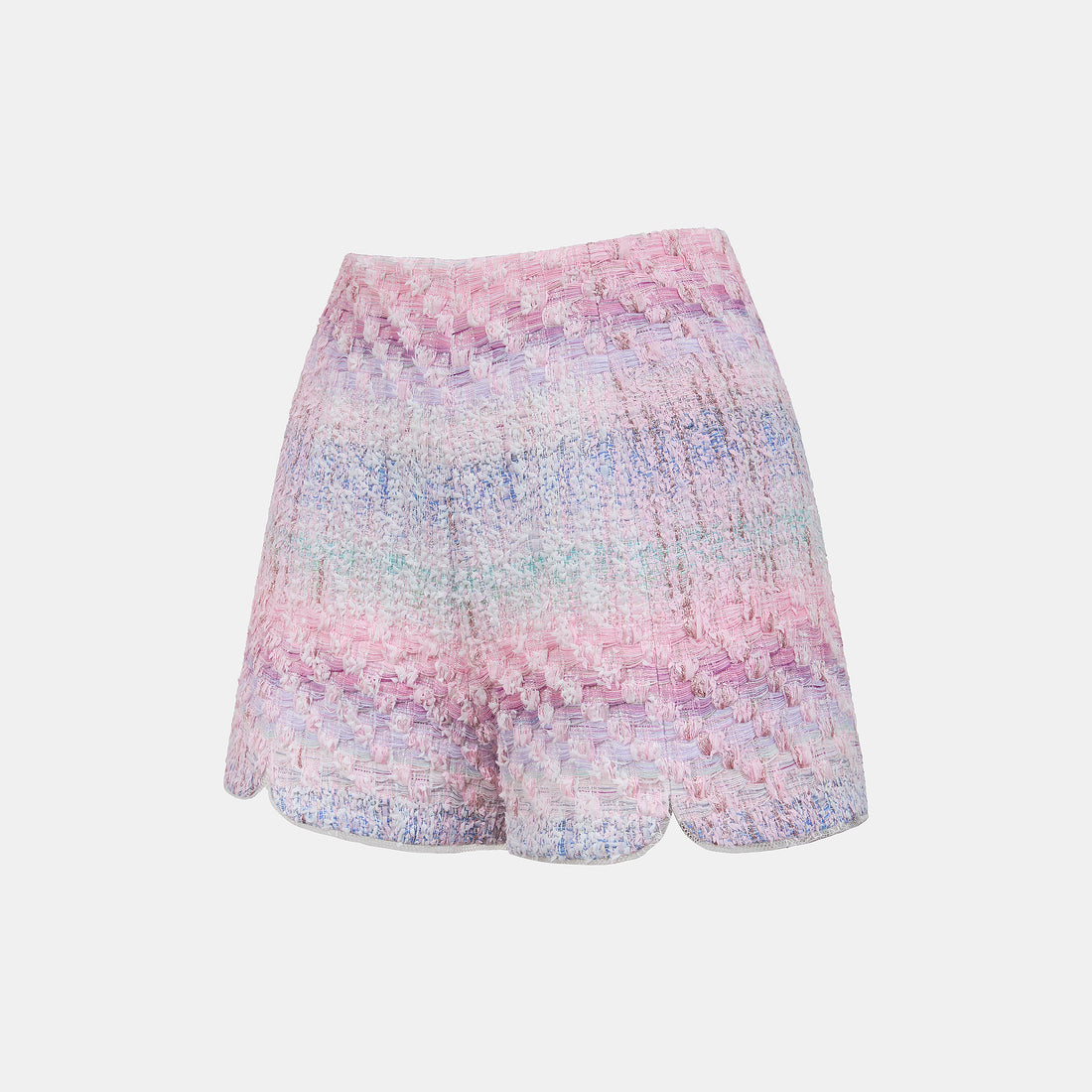 “Brunch at Ritz”法國羽紗流蘇花呢短褲—Woven Éclat 織光流影