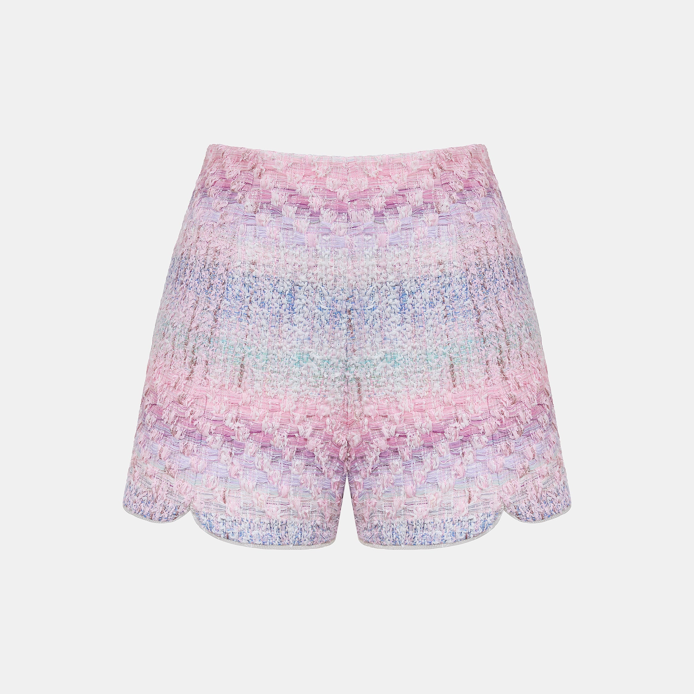 “Brunch at Ritz”法國羽紗流蘇花呢短褲—Woven Éclat 織光流影