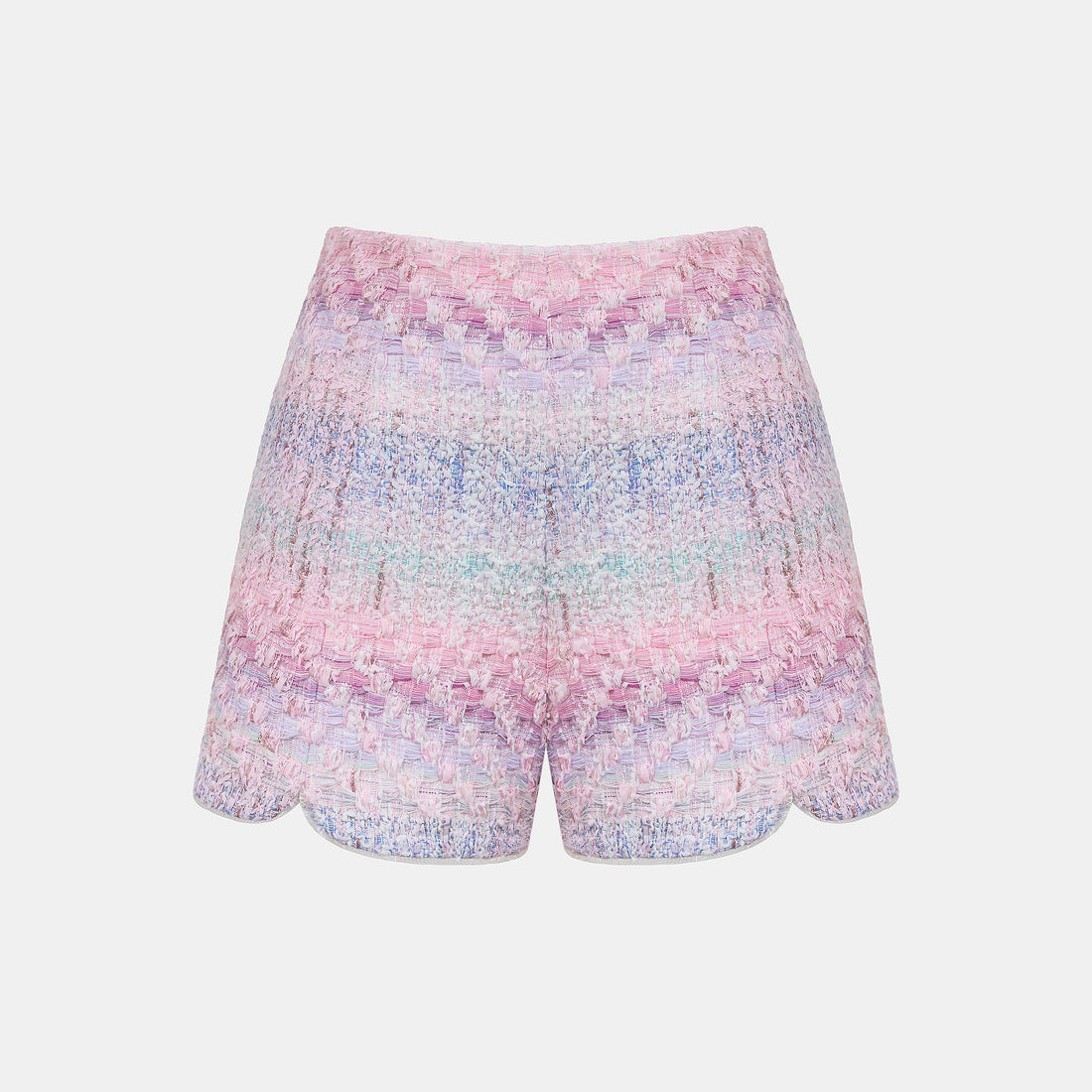 “Brunch at Ritz”法國羽紗流蘇花呢短褲—Woven Éclat 織光流影