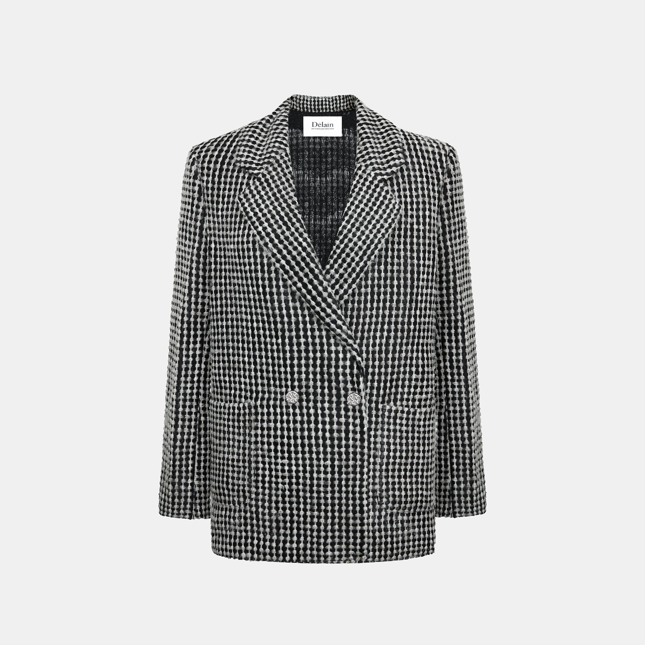 “Gallery Hours”立體彩織工藝Oversized西裝外套—Soft Canvas晨光畫布