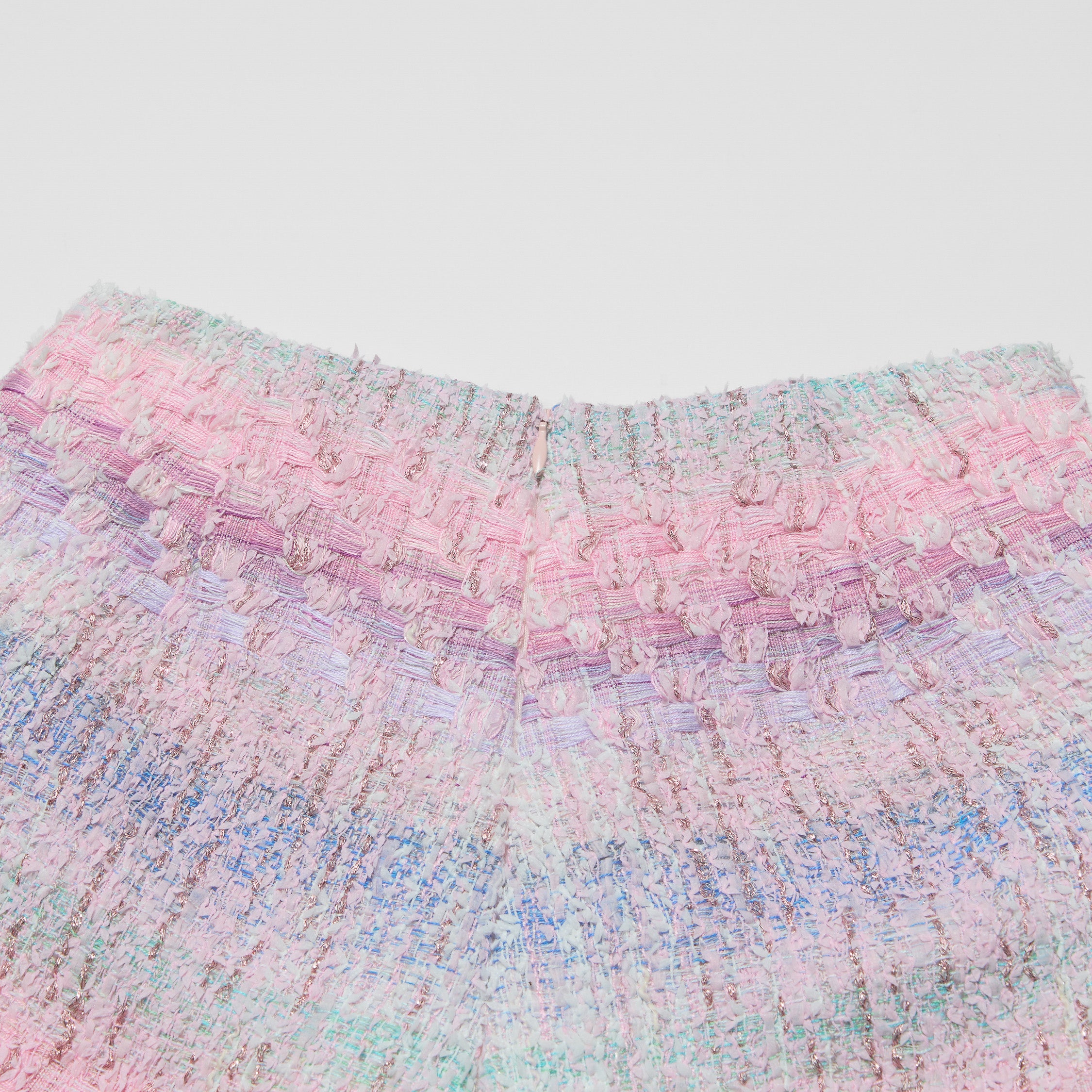 “Brunch at Ritz”法國羽紗流蘇花呢短褲—Woven Éclat 織光流影