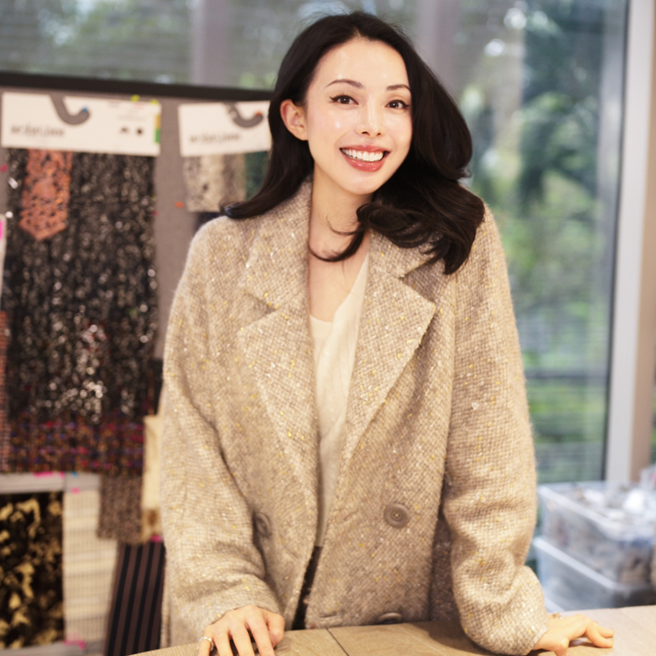 “Winter Diary”義大利立體Pebble圈絨箔金羊毛大衣—Pine Breath松香暖息