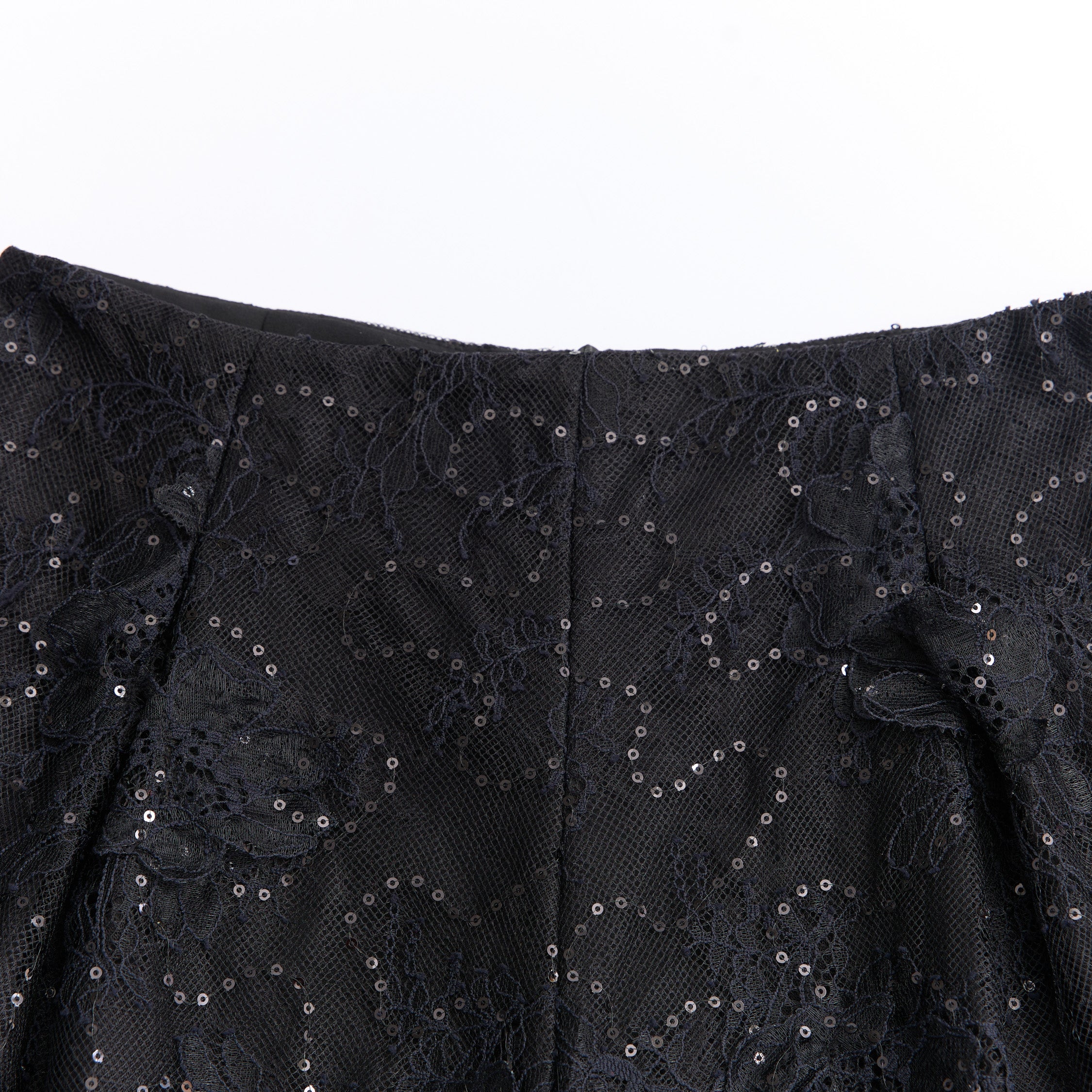 "Imperial Garden Teatime"羽瓣立繡蕾絲輕國風短褲—Midnight Veil沉夜浮香