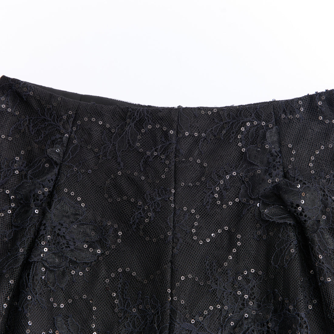 "Imperial Garden Teatime"羽瓣立繡蕾絲輕國風短褲—Midnight Veil沉夜浮香