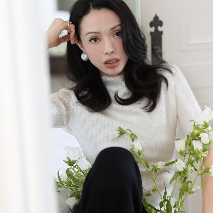 “Weekend at Monaco” 瑞士頂級高級訂製手工粼光工藝上衣—Moonkissed Sand月吻銀沙