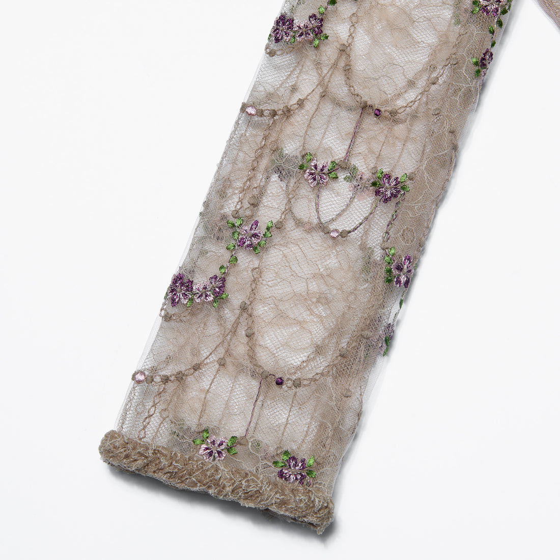 “Quiet Mastery”法國細繡織邊蕾絲開衫—Floré Chain花語藏盒