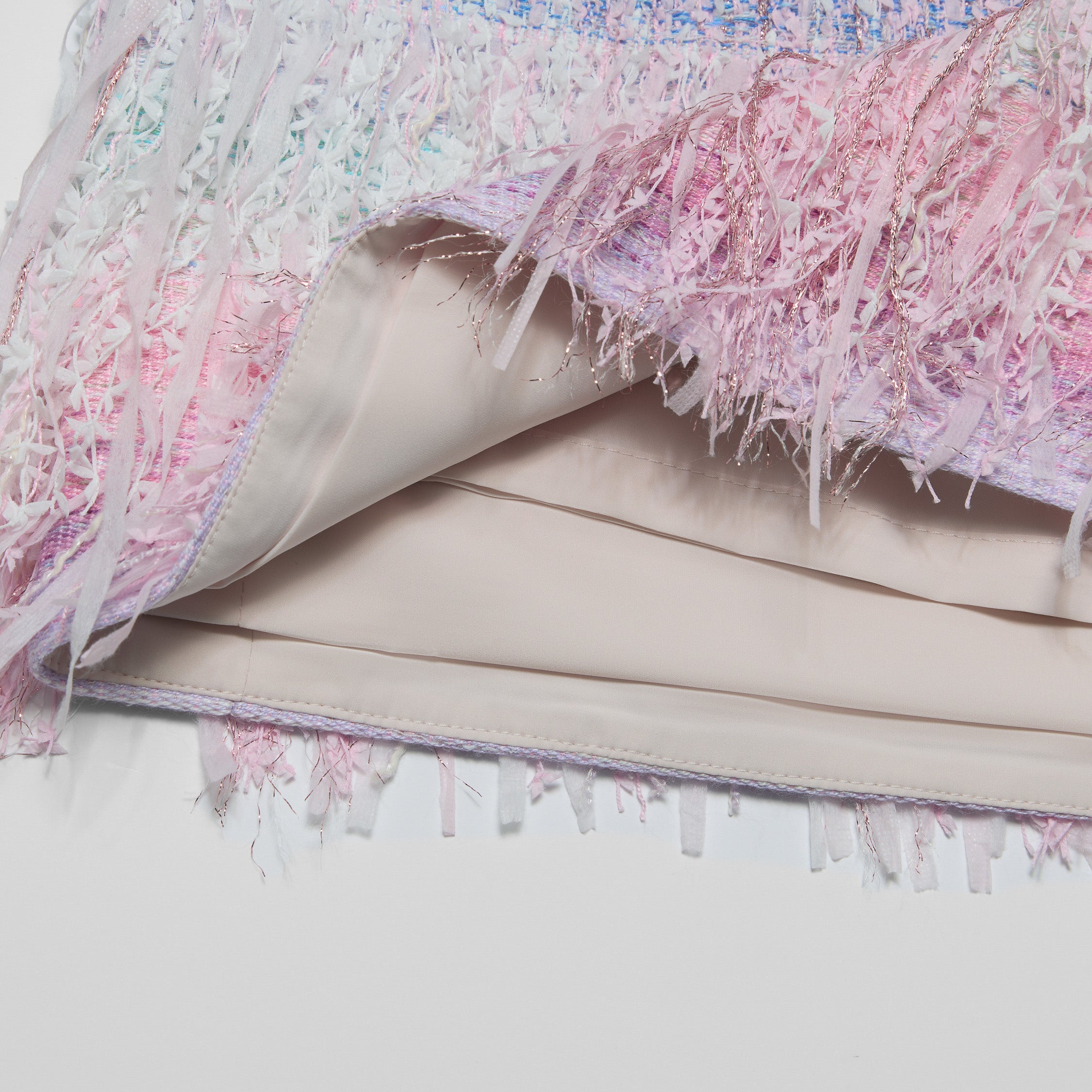 “Brunch at Ritz”法國羽紗流蘇花呢褲裙—Woven Éclat 織光流影