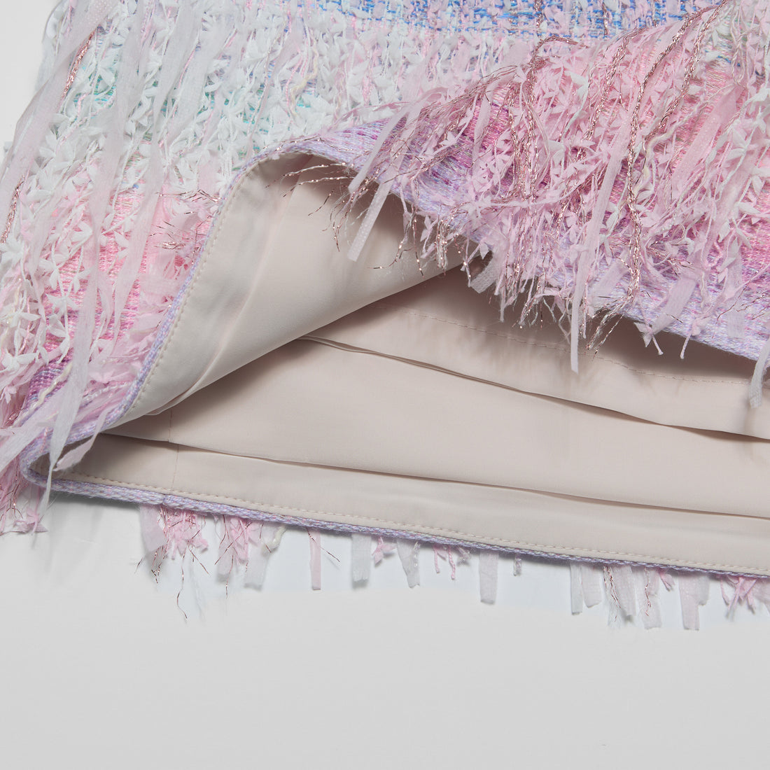 “Brunch at Ritz”法國羽紗流蘇花呢褲裙—Woven Éclat 織光流影