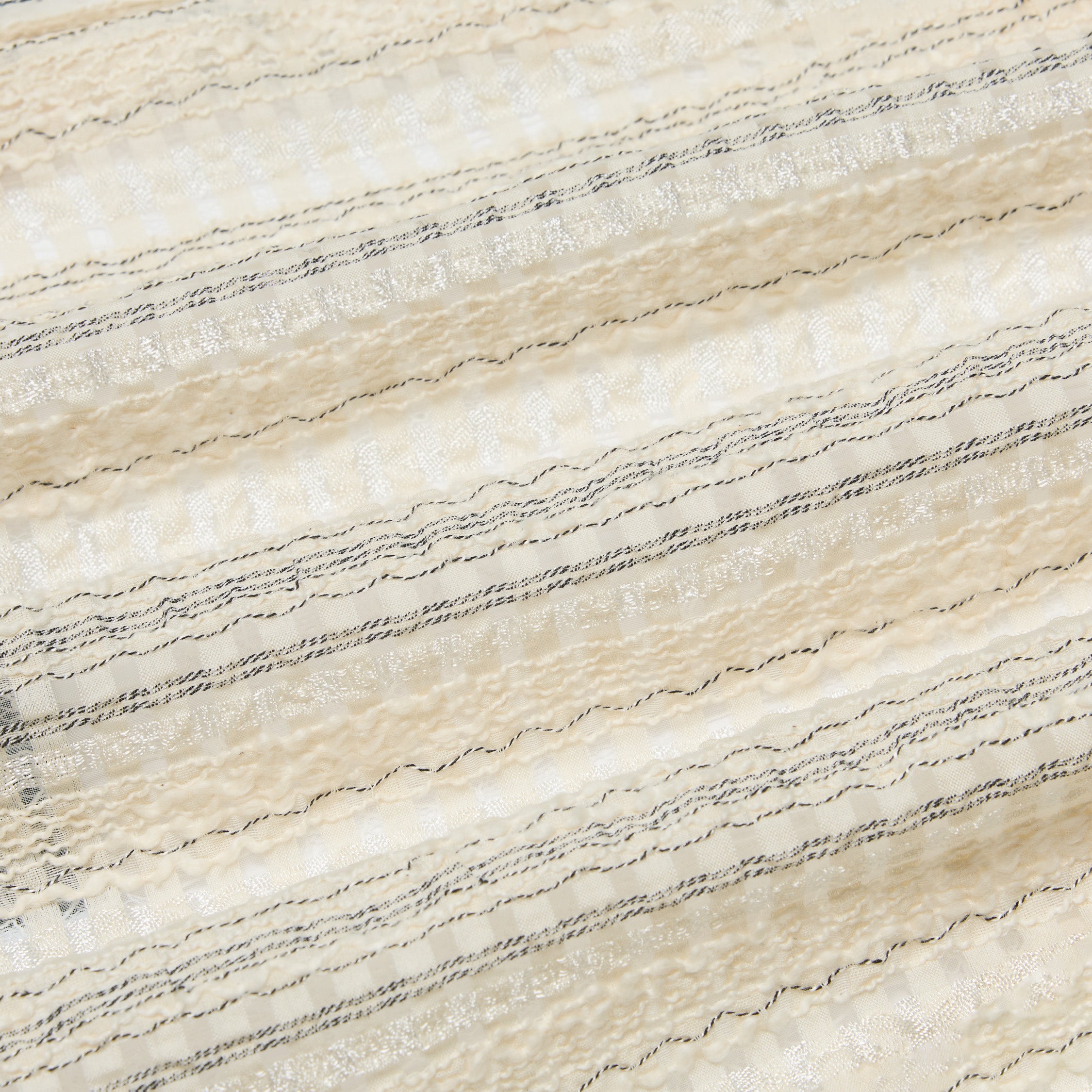 “Weekend at Monaco”義大利棉紡格織透紗蕾絲馬甲背心— Stone Veil 石紗微影