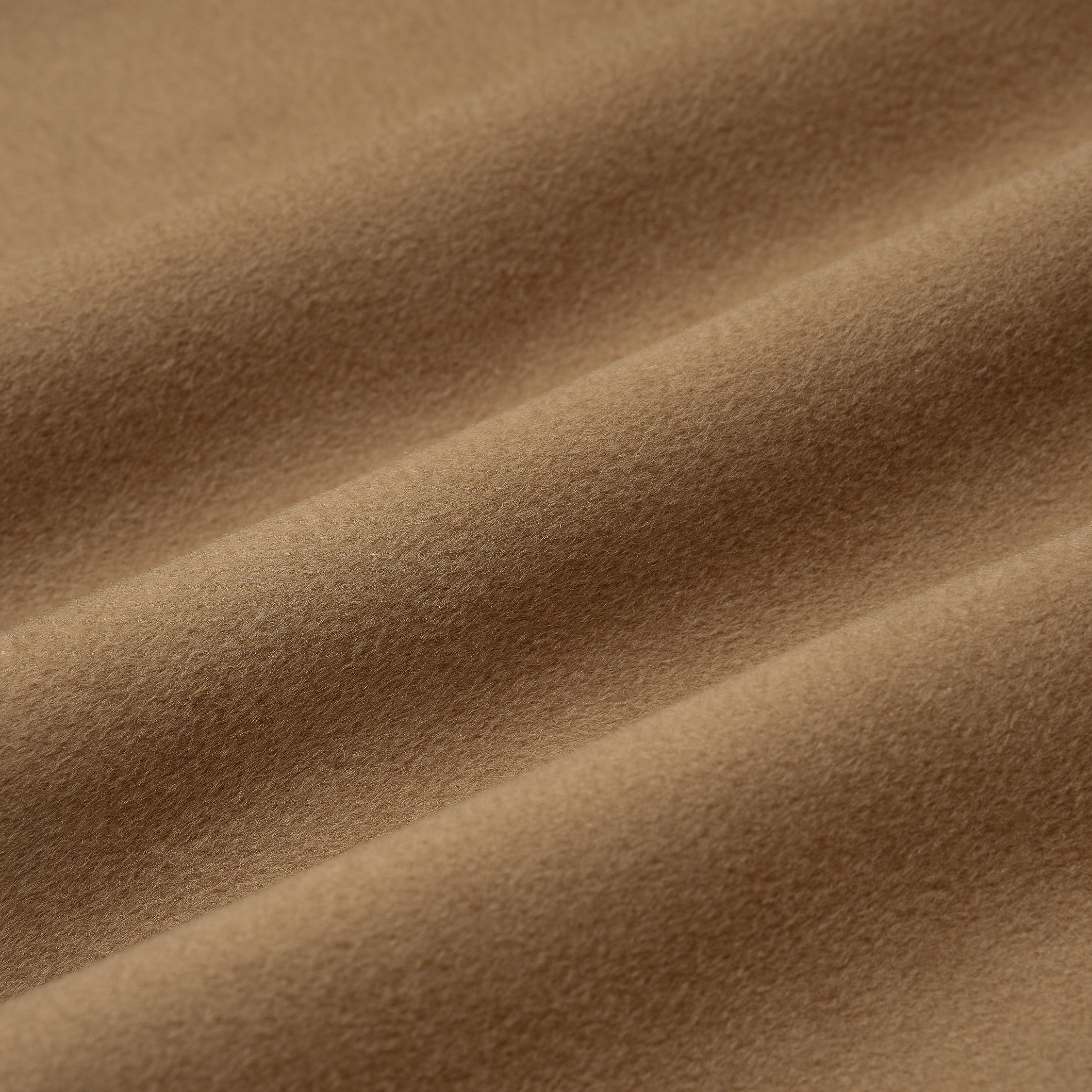 "Winter Diary"100%Cashmere雙面極細長絨拼皮立領狩獵外套—Honey Acorn暖蜜糖韻