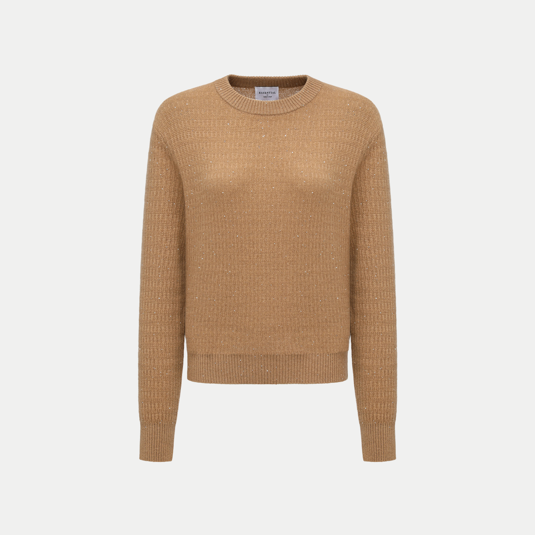 “Autumn Diary” 100% Cashmere極細絨柔星點針織上衣—Golden Acorn橡果暖陽